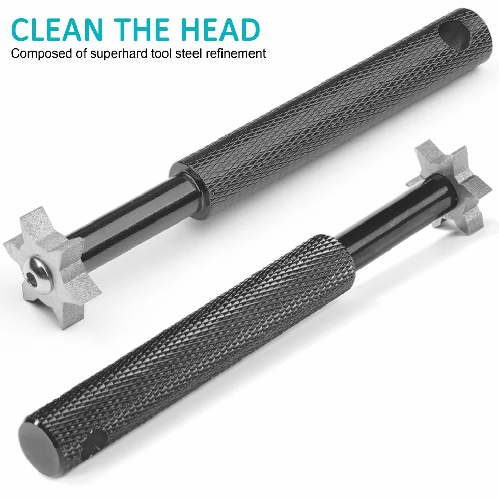 SENHAI Rascador y Cepillo para Palos de Golf, Kit de Limpieza y de Afilado para Ranuras Cabeza Hierros, Accesorios de Golf