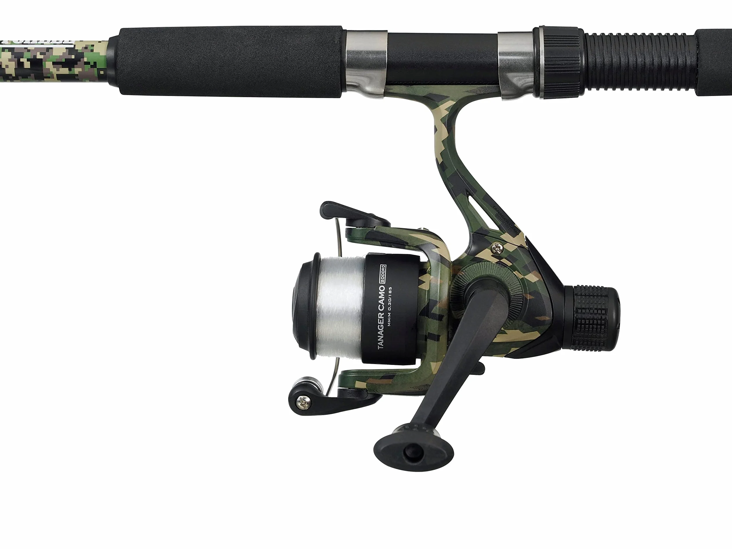 Mitchell Tanager Camo II Telescopic Spinning Combo | Caña y Carrete compactos para Pescadores de Agua Dulce | Pesca de Depredadores | para Viajes, Listo para Pescar | Múltiples Opciones Disponibles