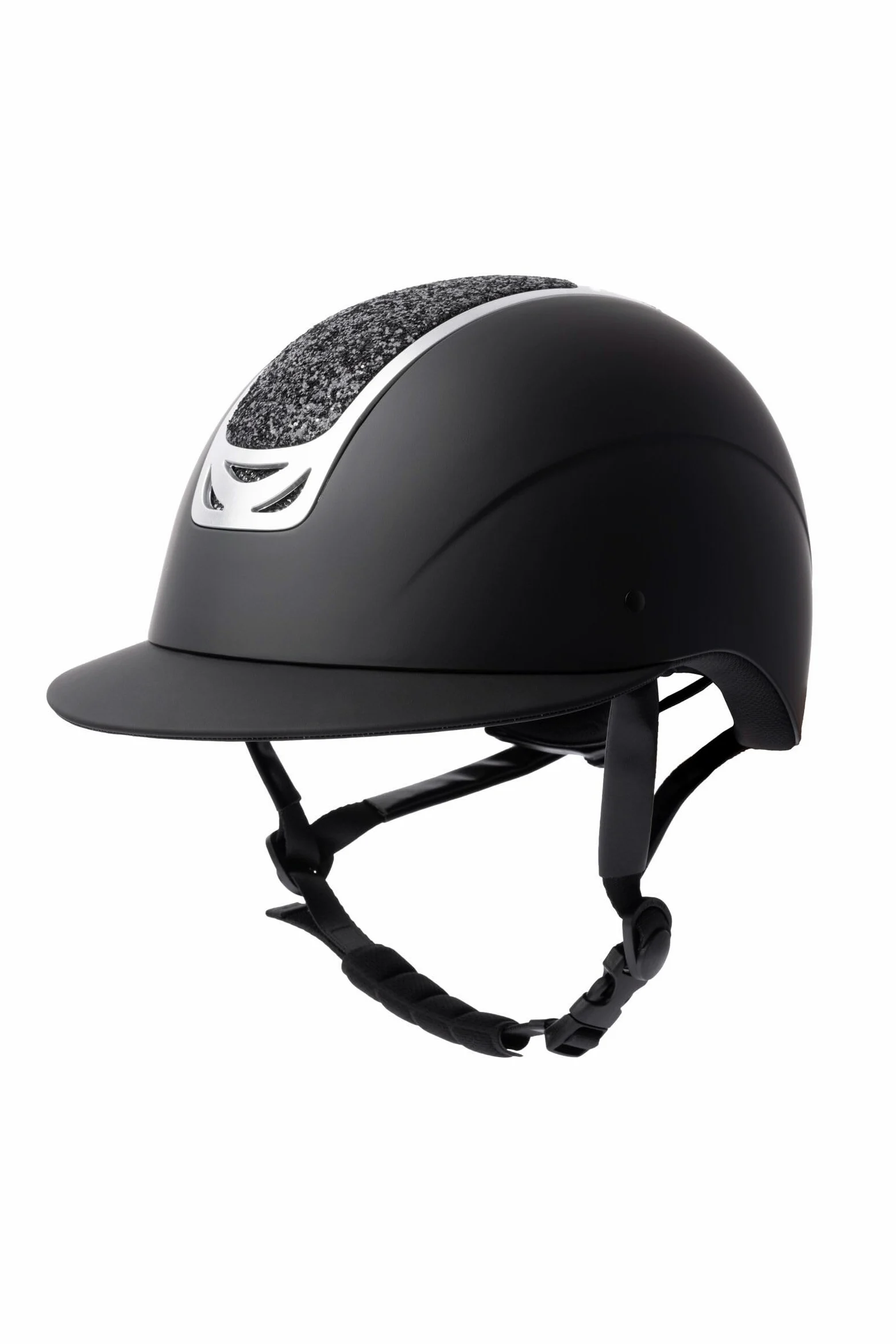 Horze Casco de equitación para mujer con adornos de cristal, CE EN 1384:2023, tamaño ajustable