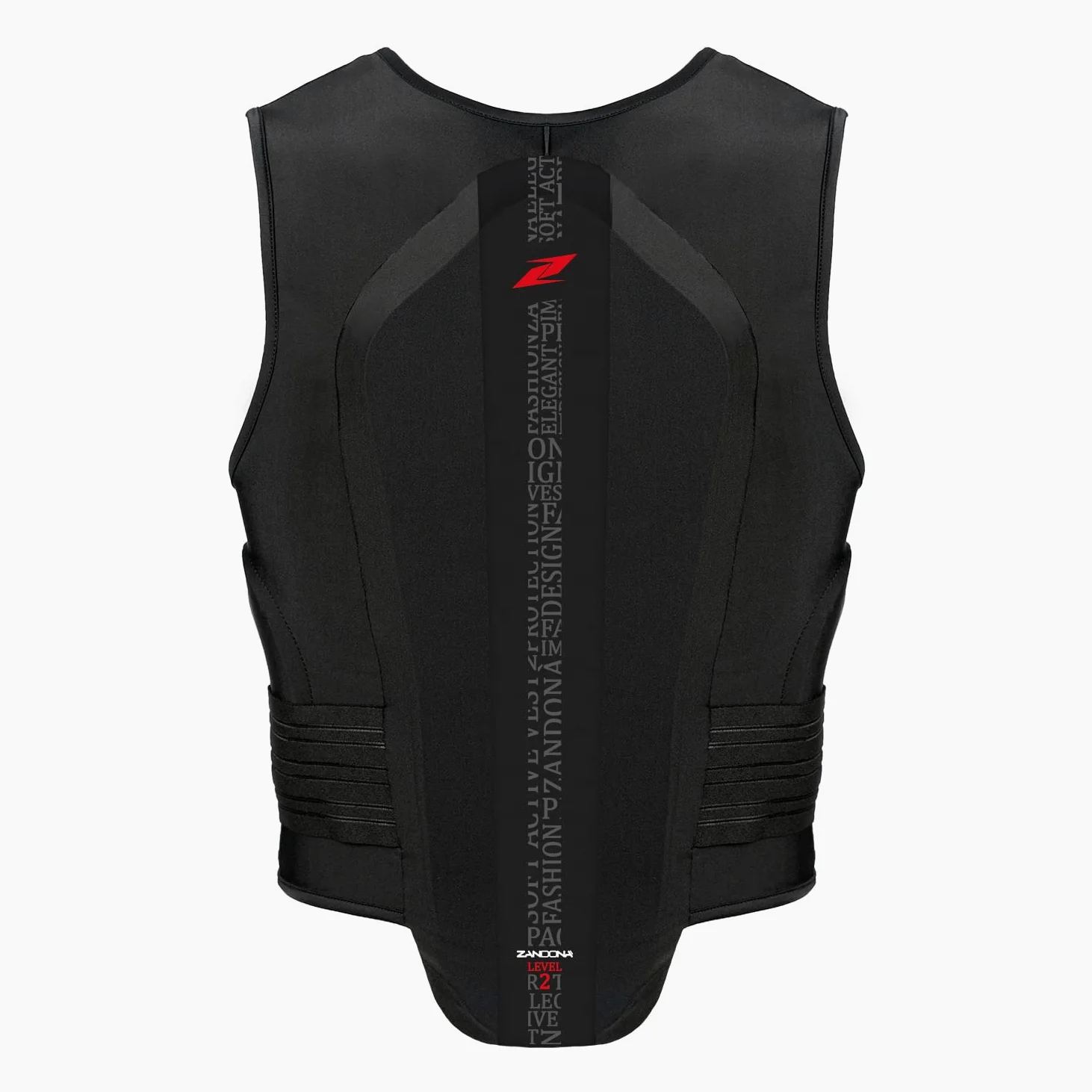 Zandonà Soft Vest Pro X6 (Altura 158-167 cm, Cintura 78-85 cm) Chaleco Protector de equitación, Adultos Unisex, Unisex (Negro), S