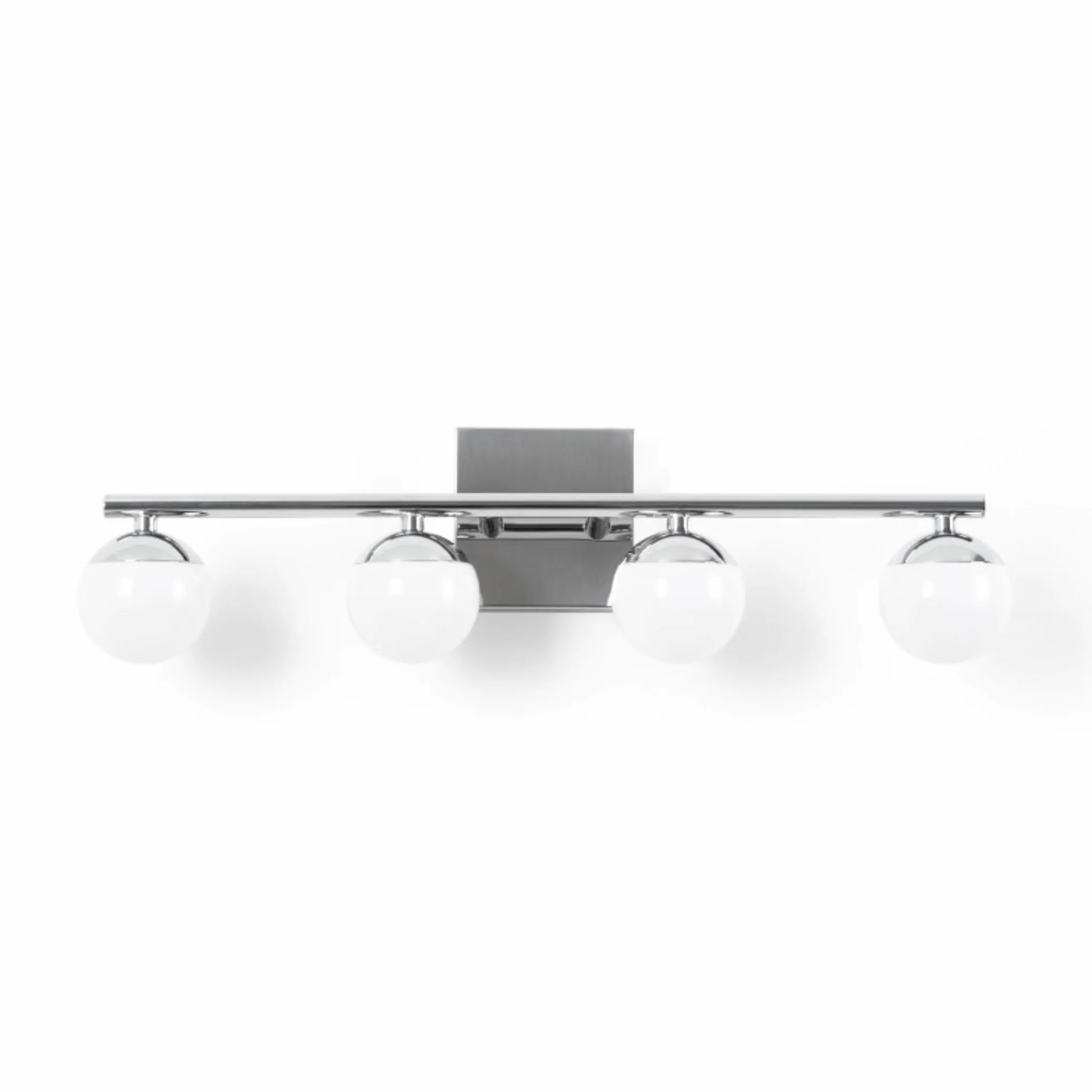 BARCELONA LED Aplique Baño Cromado 12W IP44 4000K 49cm Lámpara Pared