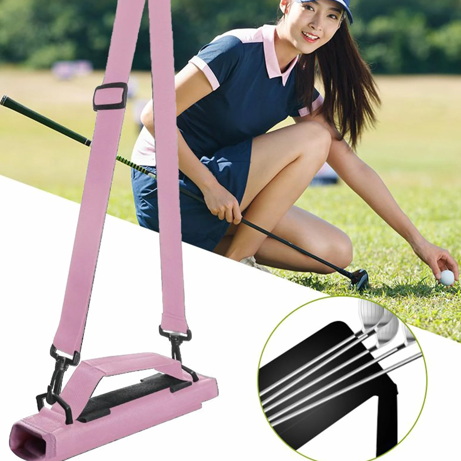 Bolsas De Golf Para Hombres | Bolsa De Transporte Mujer Para Equipos De Golf - Portátil Organizador Con Correa Hombro Ajustable Para Golfistas Hombres Mujeres