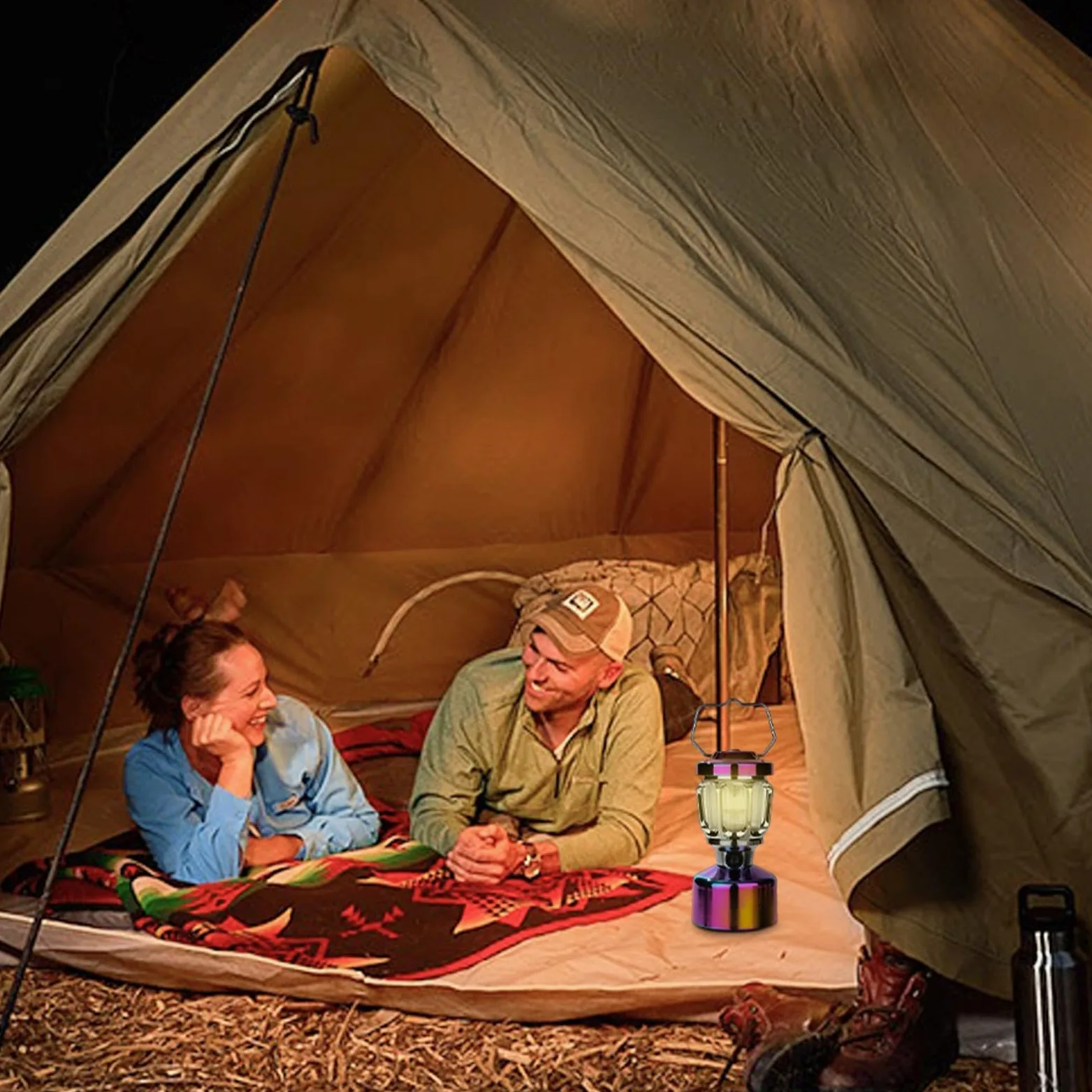 Luces de caballo para iluminación de ambiente de campamento, linterna de | camping resistente a la intemperie, linternas recargables portátiles para cortes de energía, hogar y senderismo