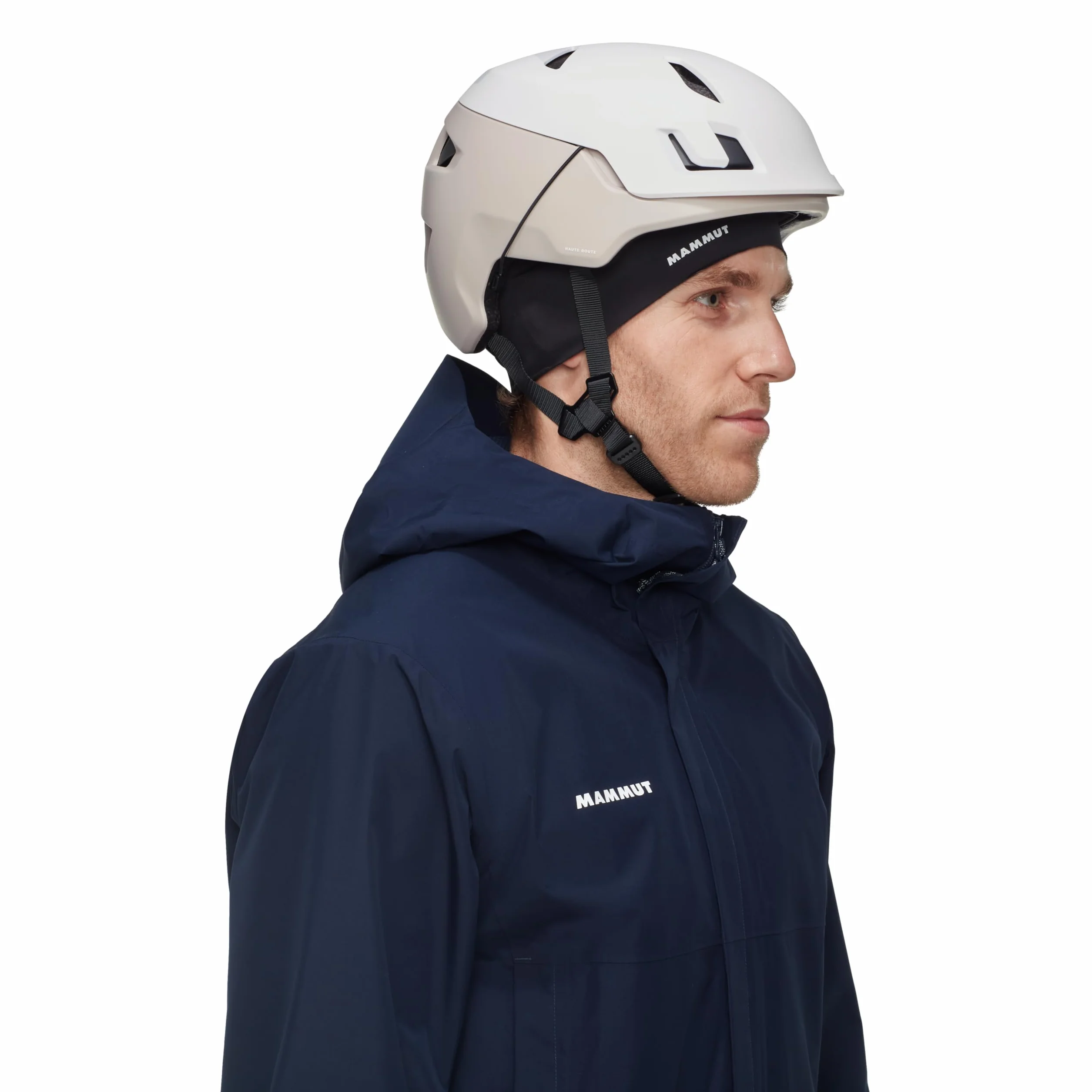 Mammut Casco Haute Route | para esquí, Ciclismo y Escalada, Accesorios de montaña | Blanco-Savannah, 51-55 cm
