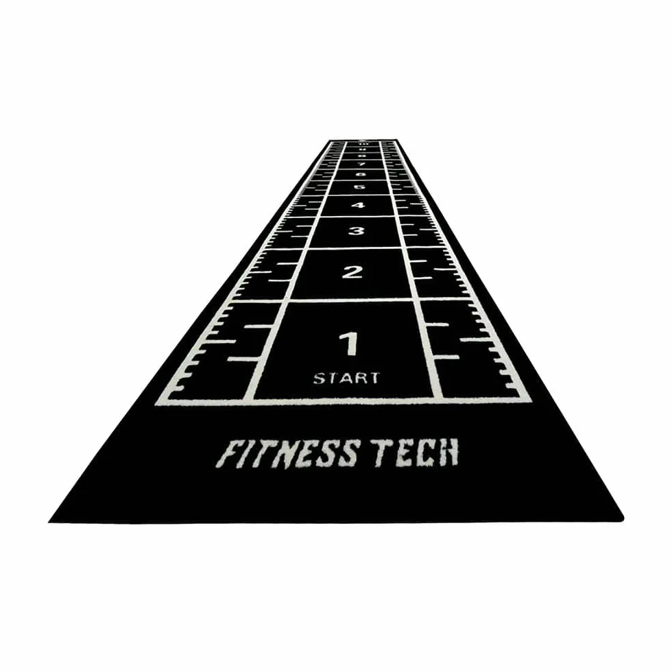 Pista de Sprint de Césped Artificial Fitness Tech | Superficie Antideslizante para Trineo, Sprints y Arrastres