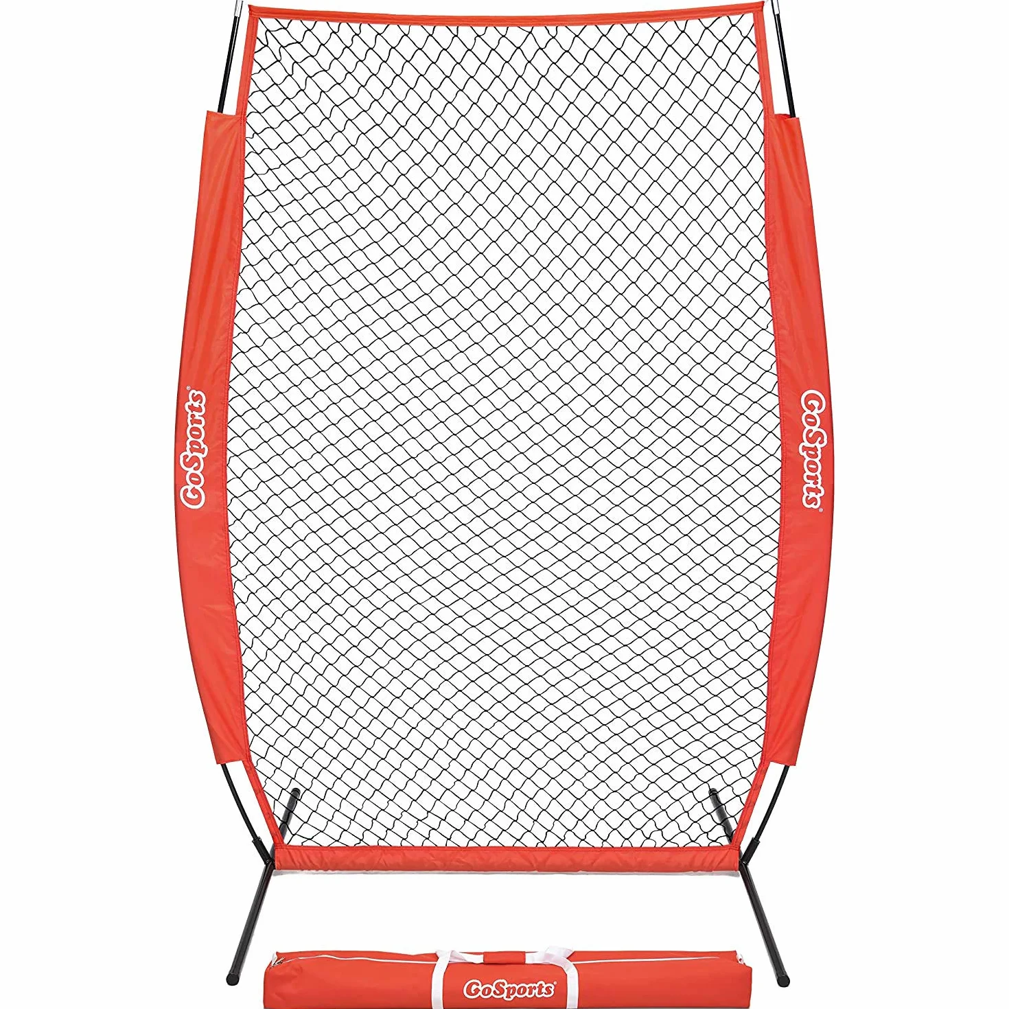 GoSports Pantalla de lanzamiento de béisbol y sóftbol, red de protección para lanzador, pantalla L o pantalla I