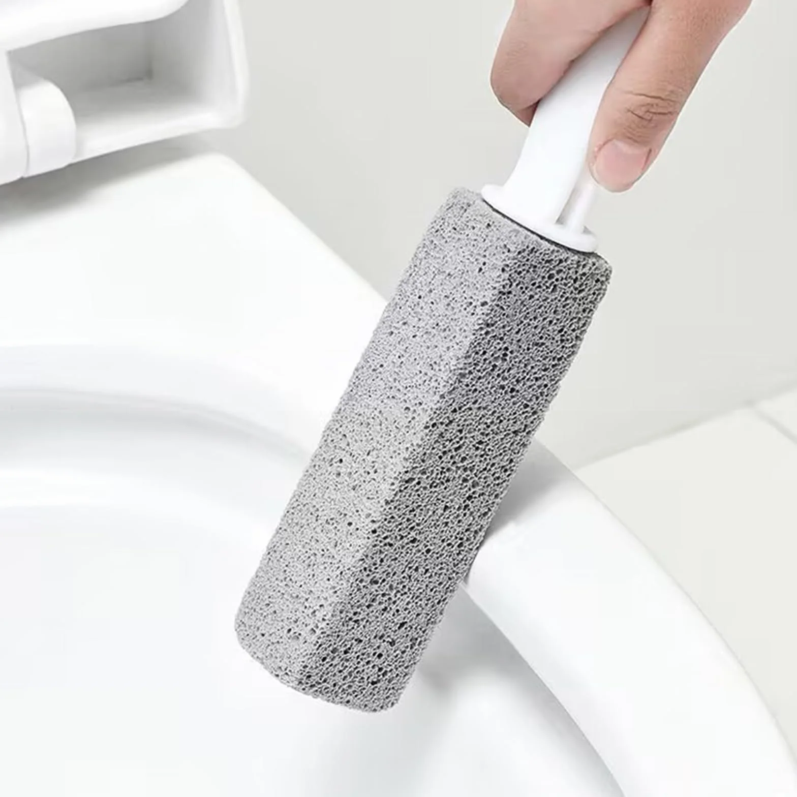 Limpieza Piedra Pómez 4 Piezas Bloque para WC Limpiador con Mango
