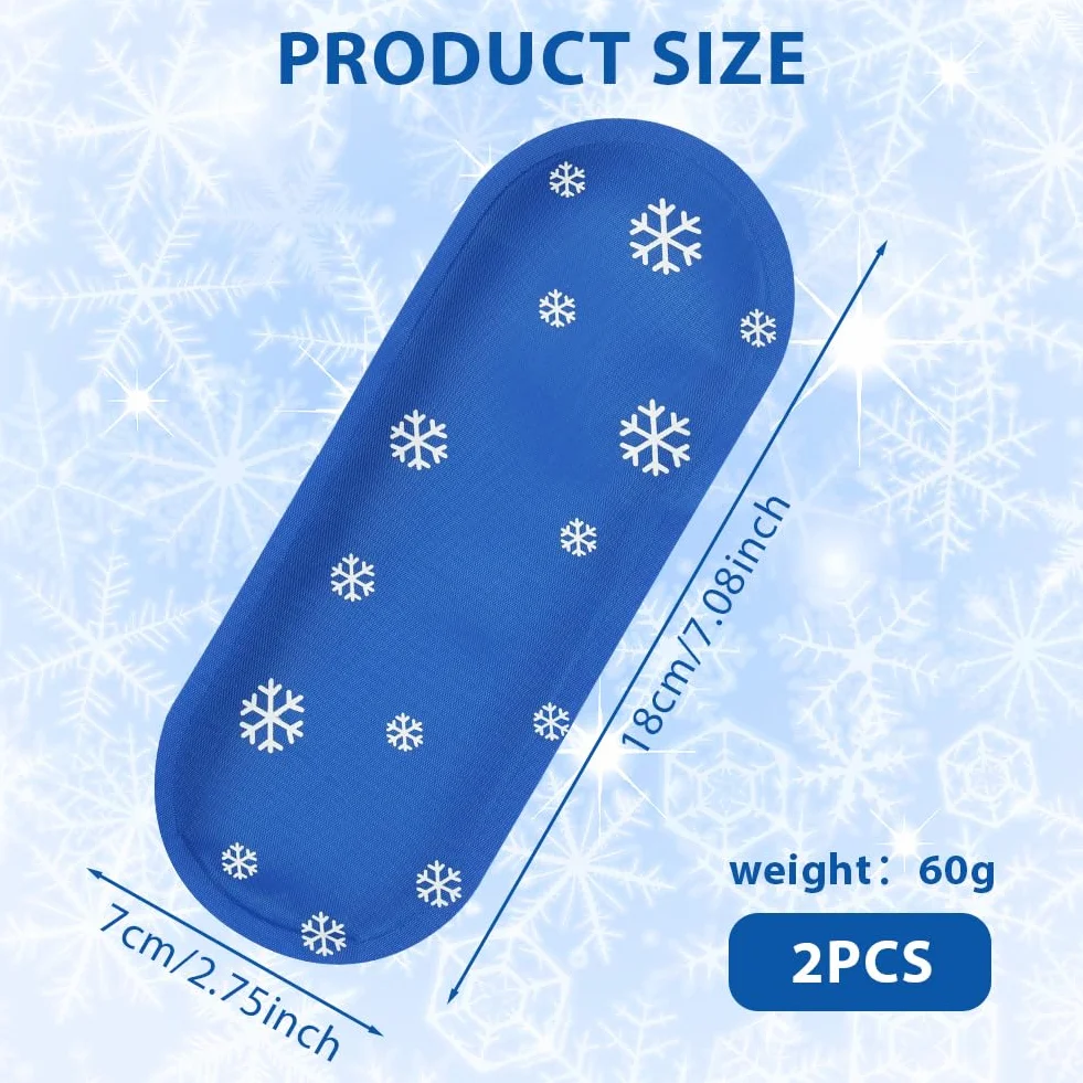 Bolsa de Gel Frio Reutilizable 2 PCS Nylon para Viajera, Estuche Medicamentos Diabetes y Refrigerador Insulina