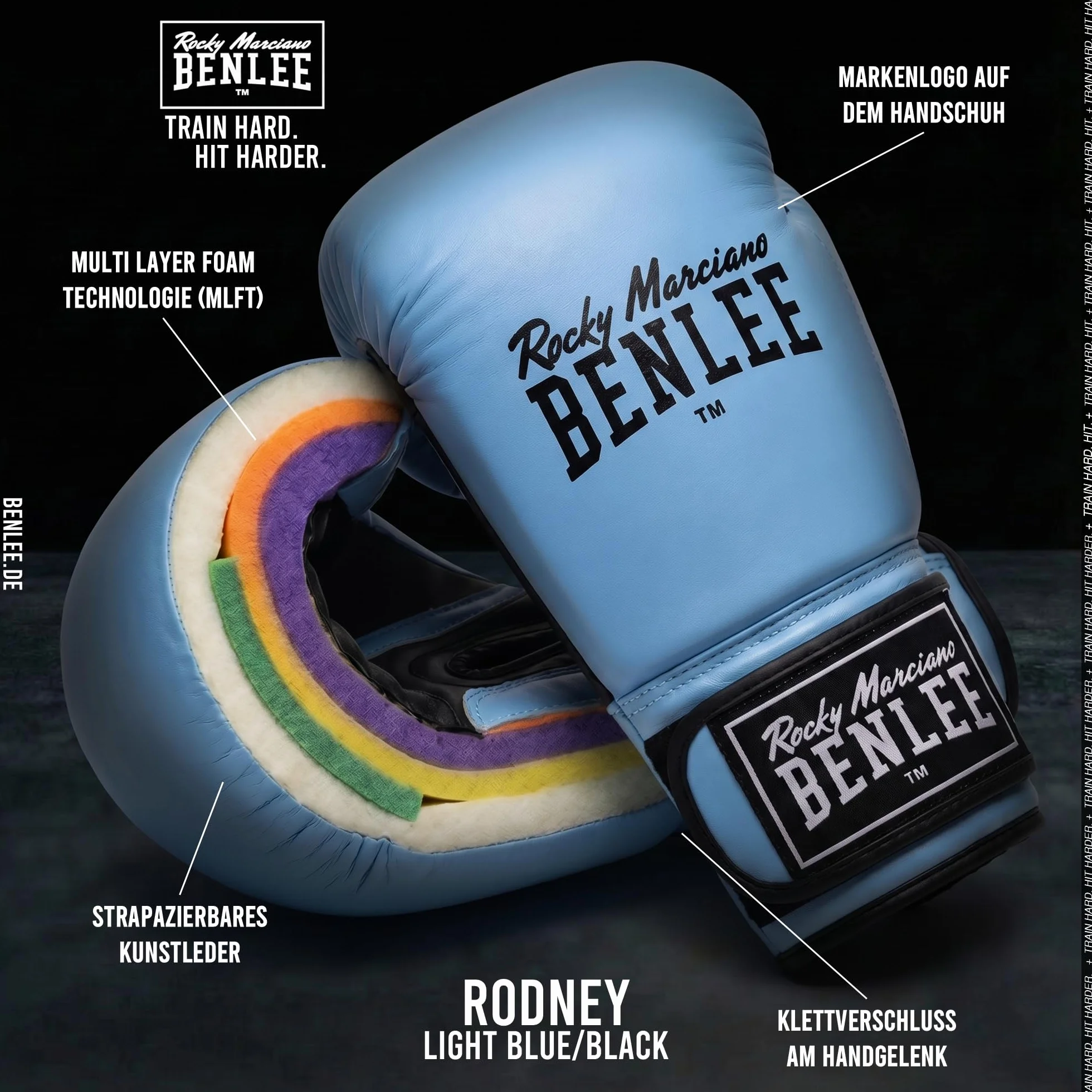 Benlee Rocky Marciano Rodney - Guante de boxeo (PVC)
