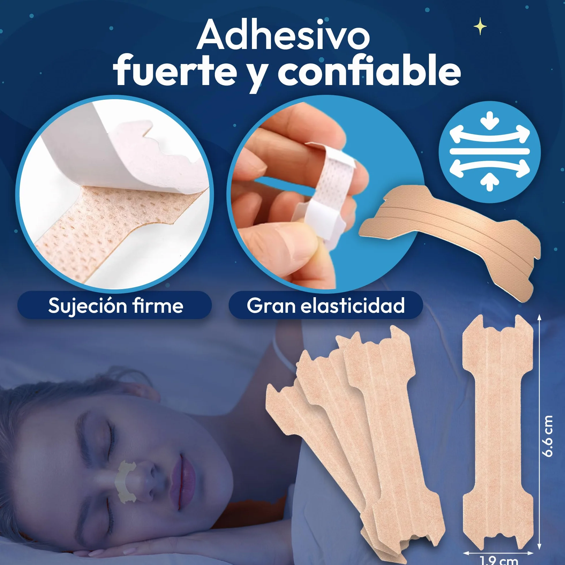 SILKORA® Premium Tiras Nasales Antirronquidos Alivian Congestión Nasal Nose Strips Breathe Right