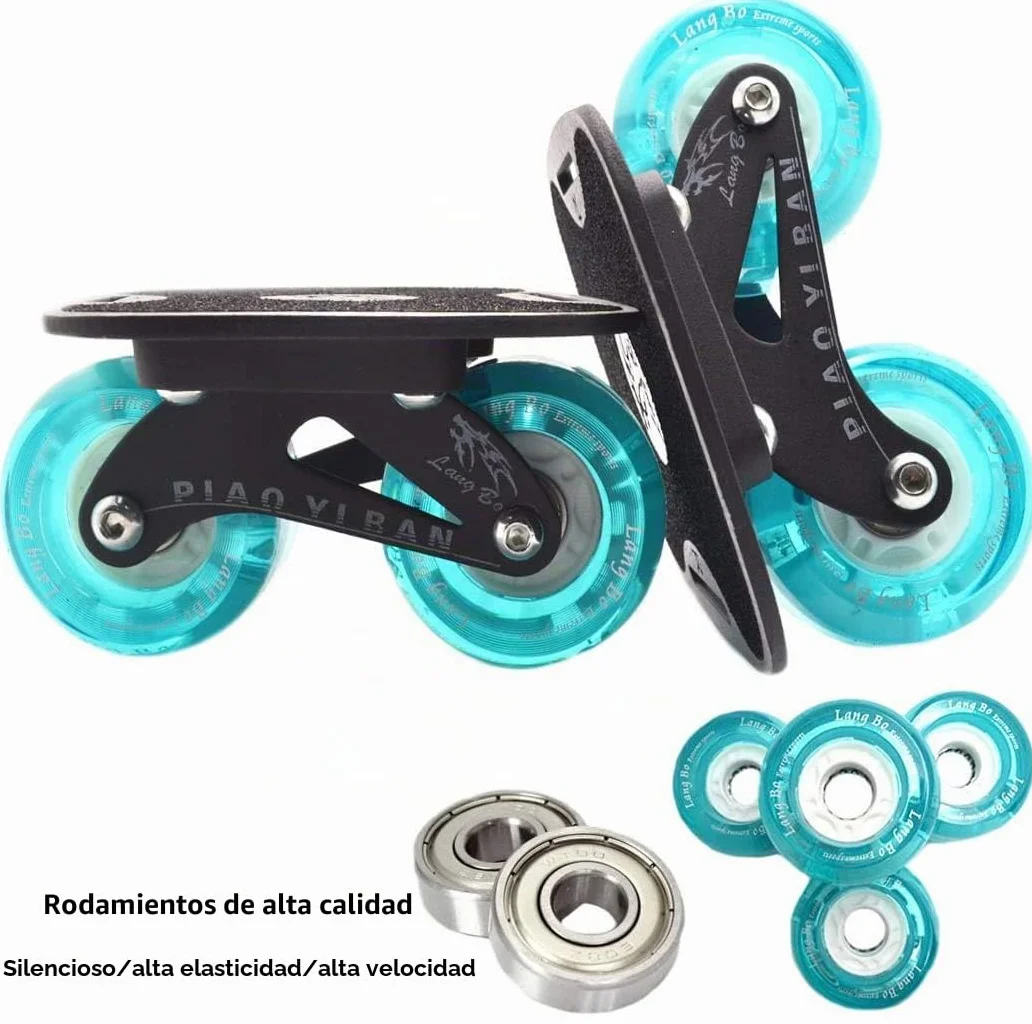 Drift Skates Split Skateboard Portable Rollskate drift High Rebound Skate Outdoor Sliding Adolescentes Adultos Regalo de Cumpleaños