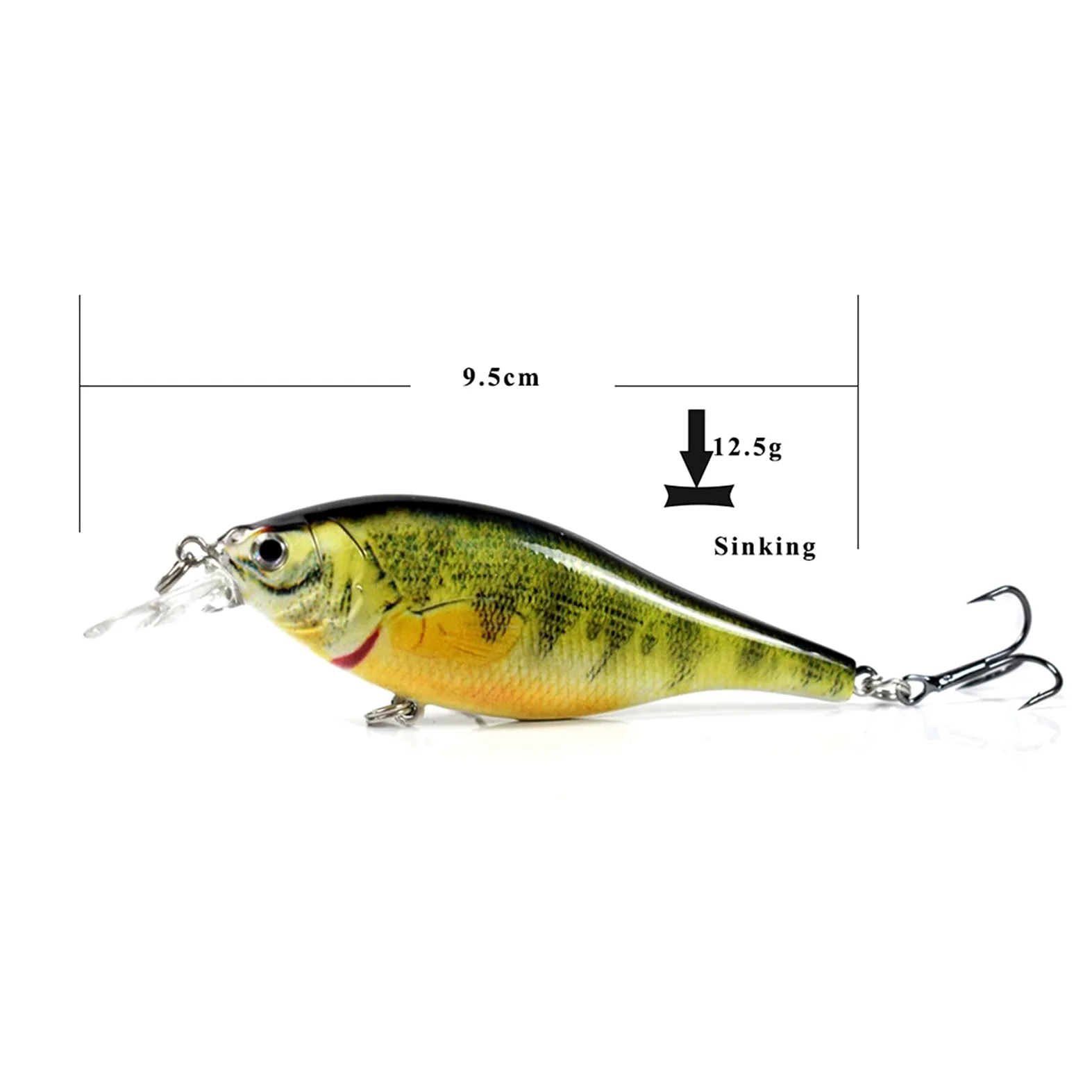 Señuelos de Pesca Señuelos de Pesca Buceo Wobblers Cebo Artificial Crankbait Pesca Switebait para Bass Trout Waterwater Freshwater Pesca 5pcs Cebos Artificiales