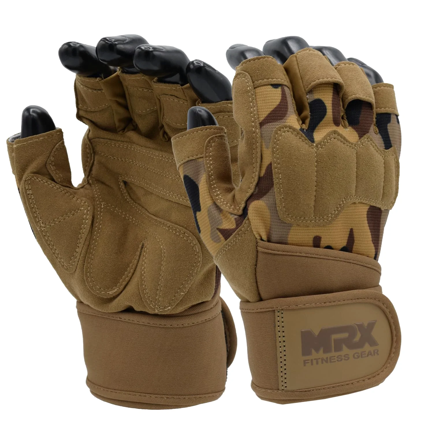 MRX - Guantes de levantamiento de pesas para hombre, guantes de entrenamiento para hombre, guantes de levantamiento de muñecas, guantes de gimnasio para hombre, accesorios de gimnasio para hombres