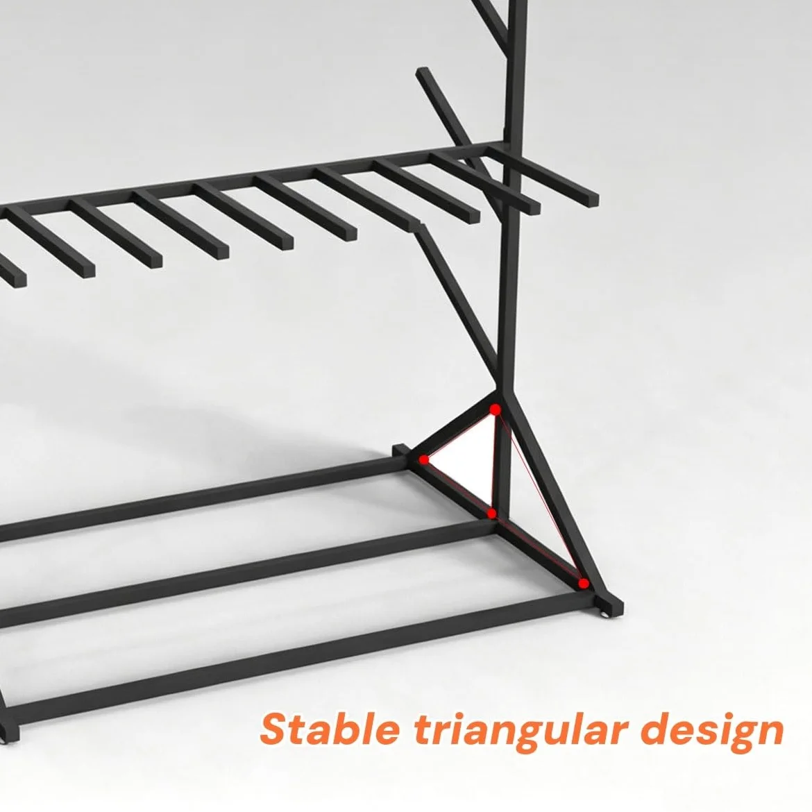 Soporte Comercial para Tablas de Surf y Chalecos Salvavidas, Organizador de Equipo; Estructura metálica Resistente para Exteriores con Capacidad para 4 Tablas y 10 Chalecos Salvavidas.