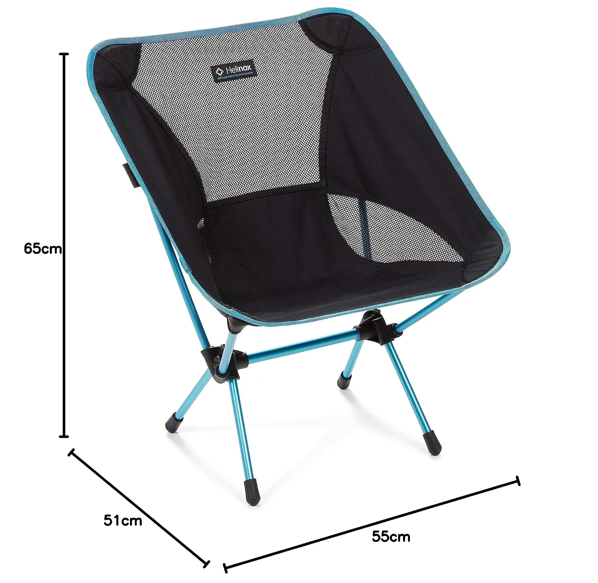 Eureka! Helinox Silla de Camping, Plegable, de Poliéster, Negro