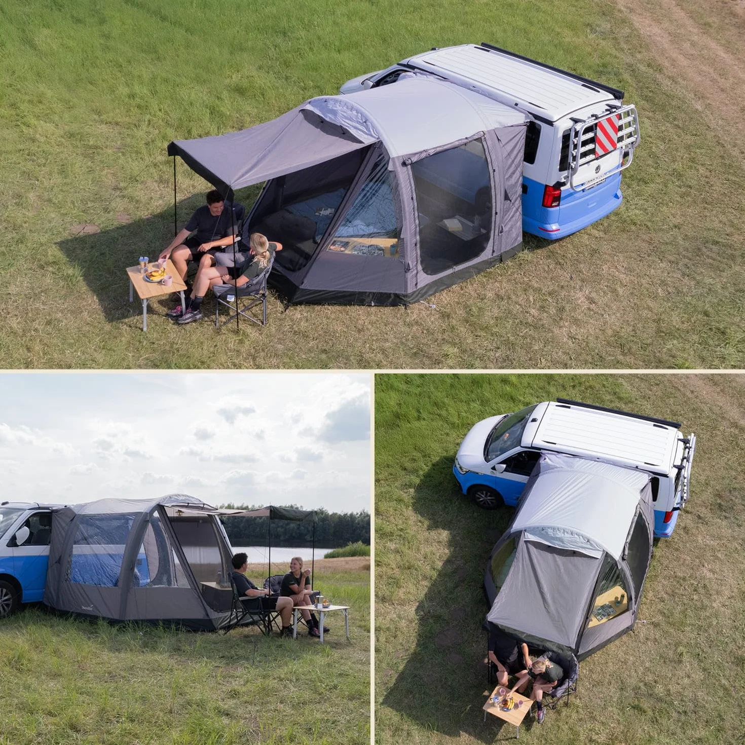Skandika Aarhus Travel 2 / Aarhus Air Protect Tienda de campaña para autobús |con/sin Air Protect, 2 Personas, Independiente, 2 m Altura, mosquitera