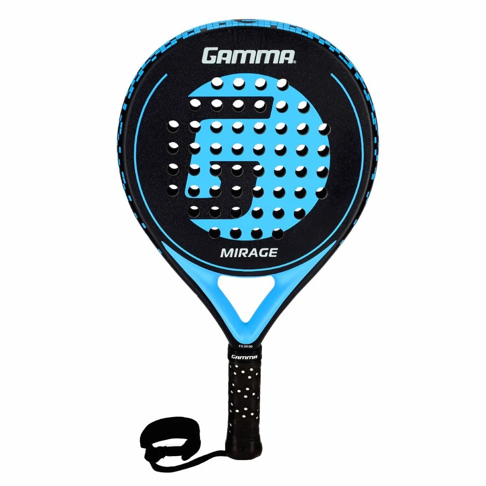 Gamma Pala de pádel Mirage - Forma Redonda para perdón y maniobrabilidad con Gran Punto Dulce, Tacto Suave - Control Mejorado, Giro y Comodidad para el Desarrollo de Habilidades