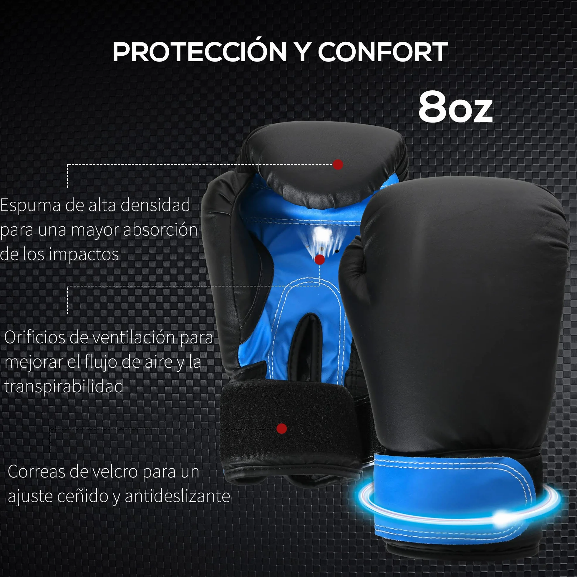 HOMCOM Saco de Boxeo Profesional, Punching Bag 72 cm con Guantes de 8 oz Gancho y Bolsa de Almacenaje, Saco de Arena para MMA, Karate, Taekwondo y Entrenamiento en Gimnasio en Casa