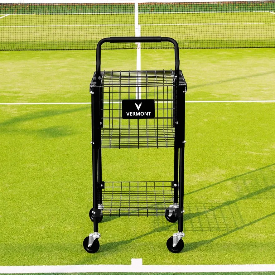 Vermont Carro para Pelotas de Tenis/Pádel – Carrito Recogepelotas con Capacidad de 325