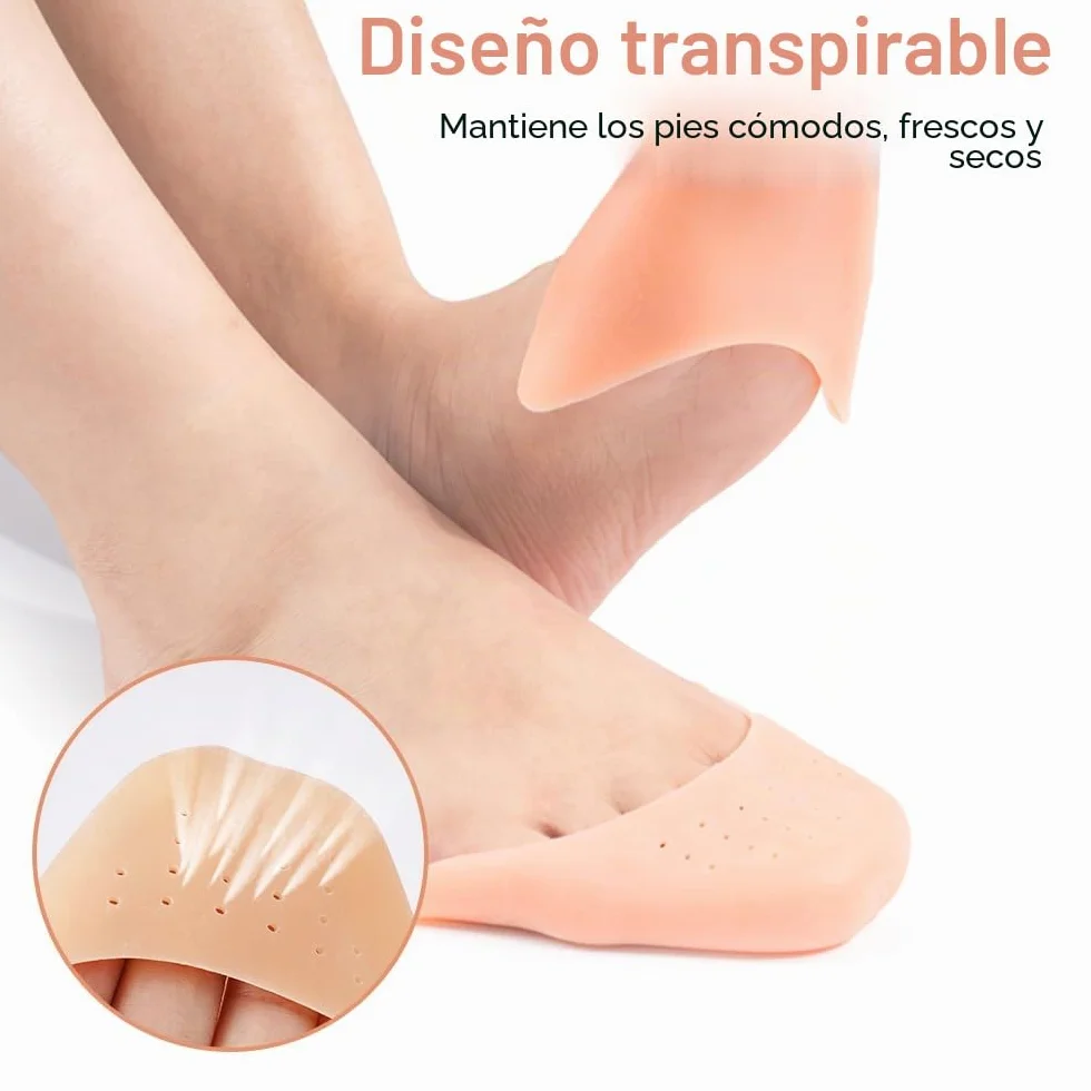 Protectores Dedos Pies Silicona, Caps Ballet Pointe Suave, Protector Dedo Ballet, Pares Silicona