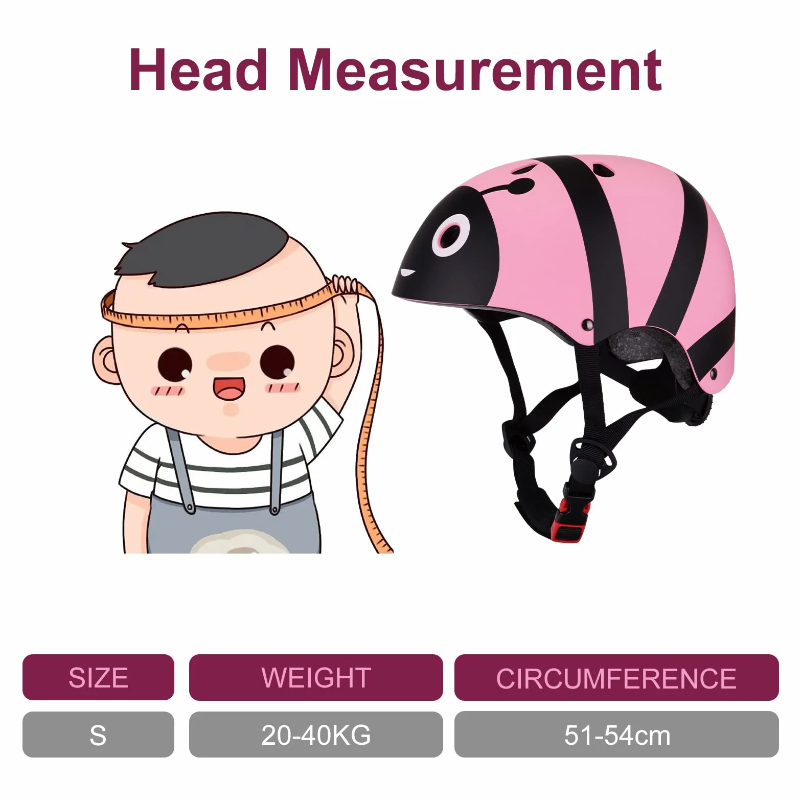 Casco Bici Niño 2-5 años Protección Patines Patinete Ciclismo Deportes