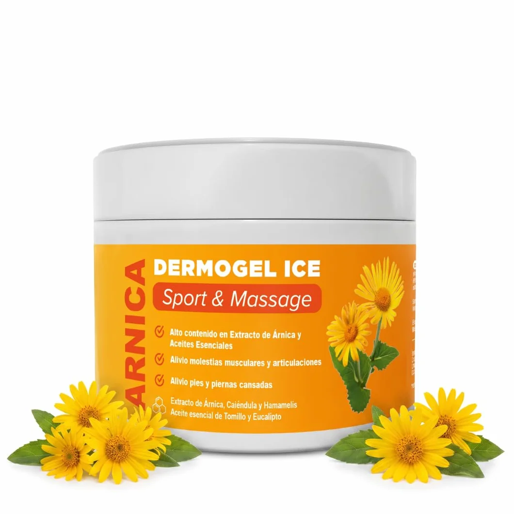 QKnatur GEL CREMA ARNICA MONTANA 300 ml Acción Intensa Frio Masajes Musculares Articulaciones