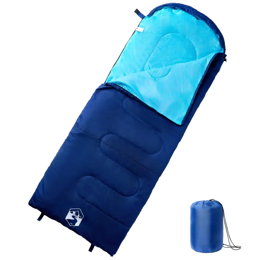 Saco de dormir para adultos, camping, manta para 3-4 estaciones, poliéster impermeable, viaje, senderismo, exterior, tienda de campaña, mochilero, calidez y comodidad