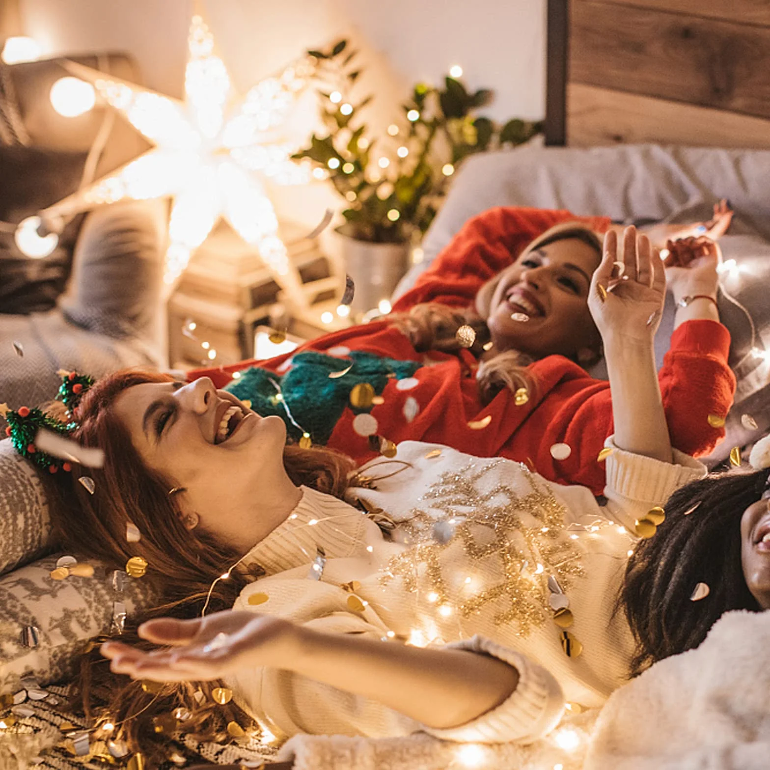 Jsdoin Guirnalda Luces 5M 50 LED Blanco Cálido Interior Hadas Navidad