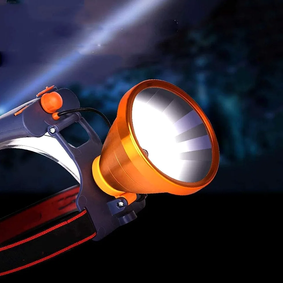 Linterna Frontal LED, lámpara de Cabeza con Copa de Agua, Linterna Frontal, lámparas Frontales Impermeables, Las Mejores Luces Frontales, perfectas for Correr, Caminar, Acampar y Pescar