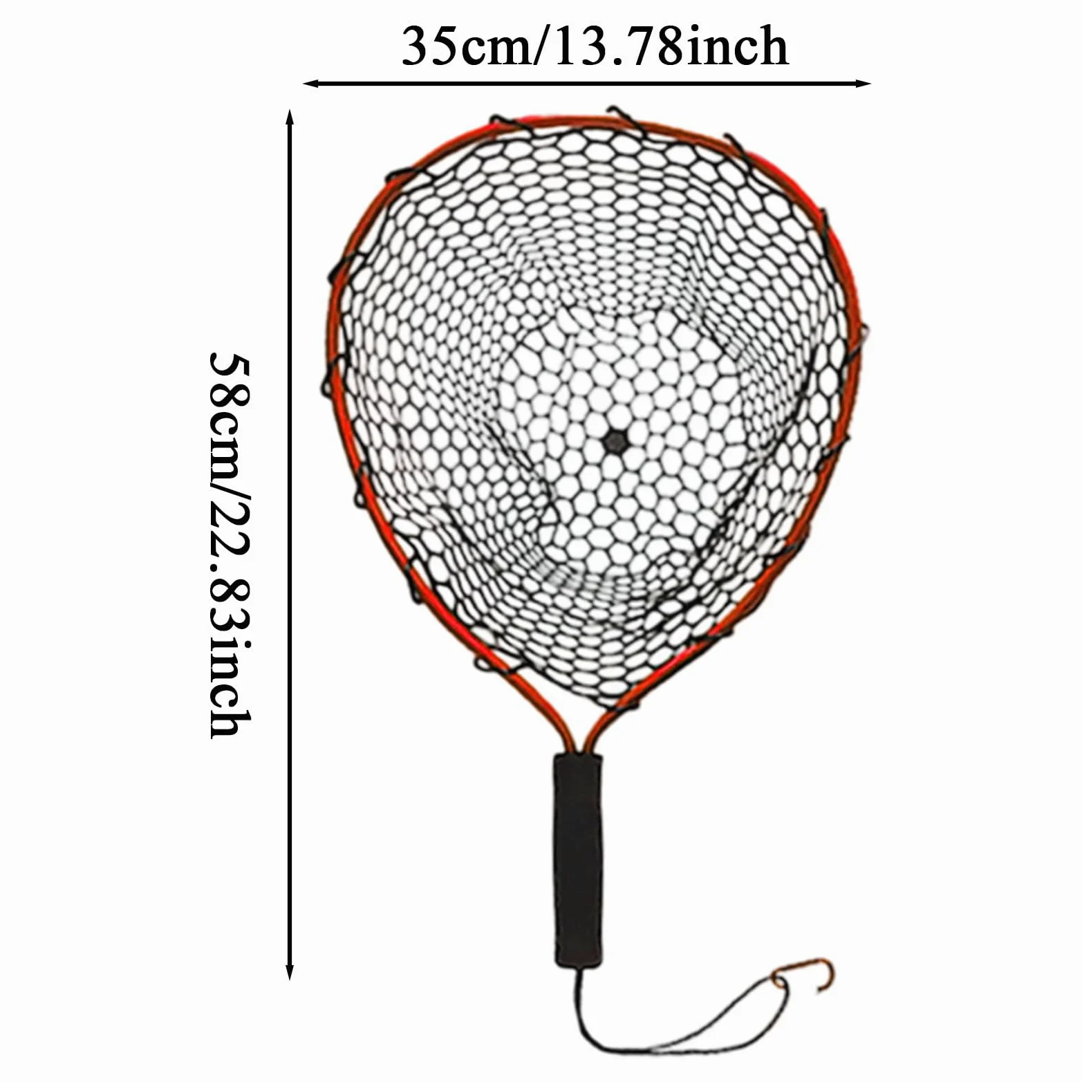 Red de captura para acuario, para playa, kayak, agua salada, acuario, supervivencia al aire libre, arroyo, montaña, bajífonos, herramienta de pesca multifunción con mango