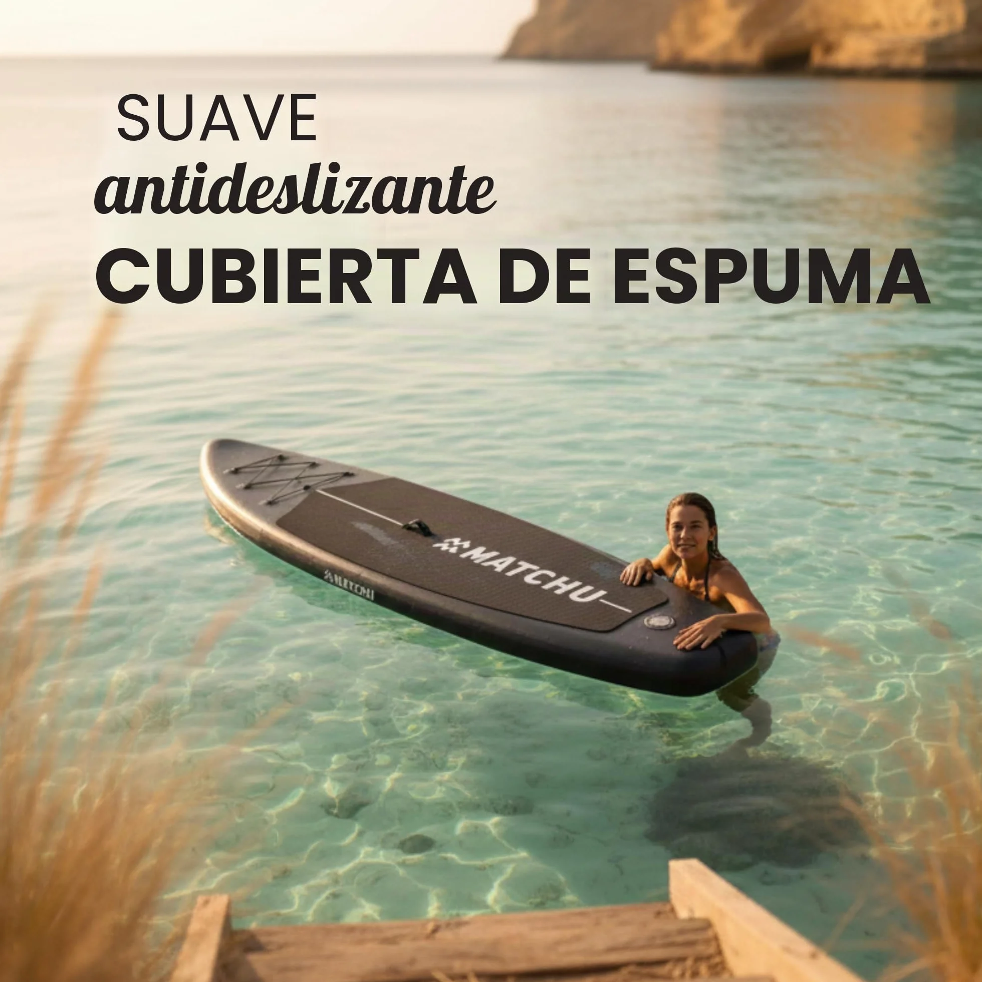 MATCHU - Tabla Paddle Surf Hinchable - Set Completo - 320x81x15 CM - 150 KG De Capacidad De Carga
