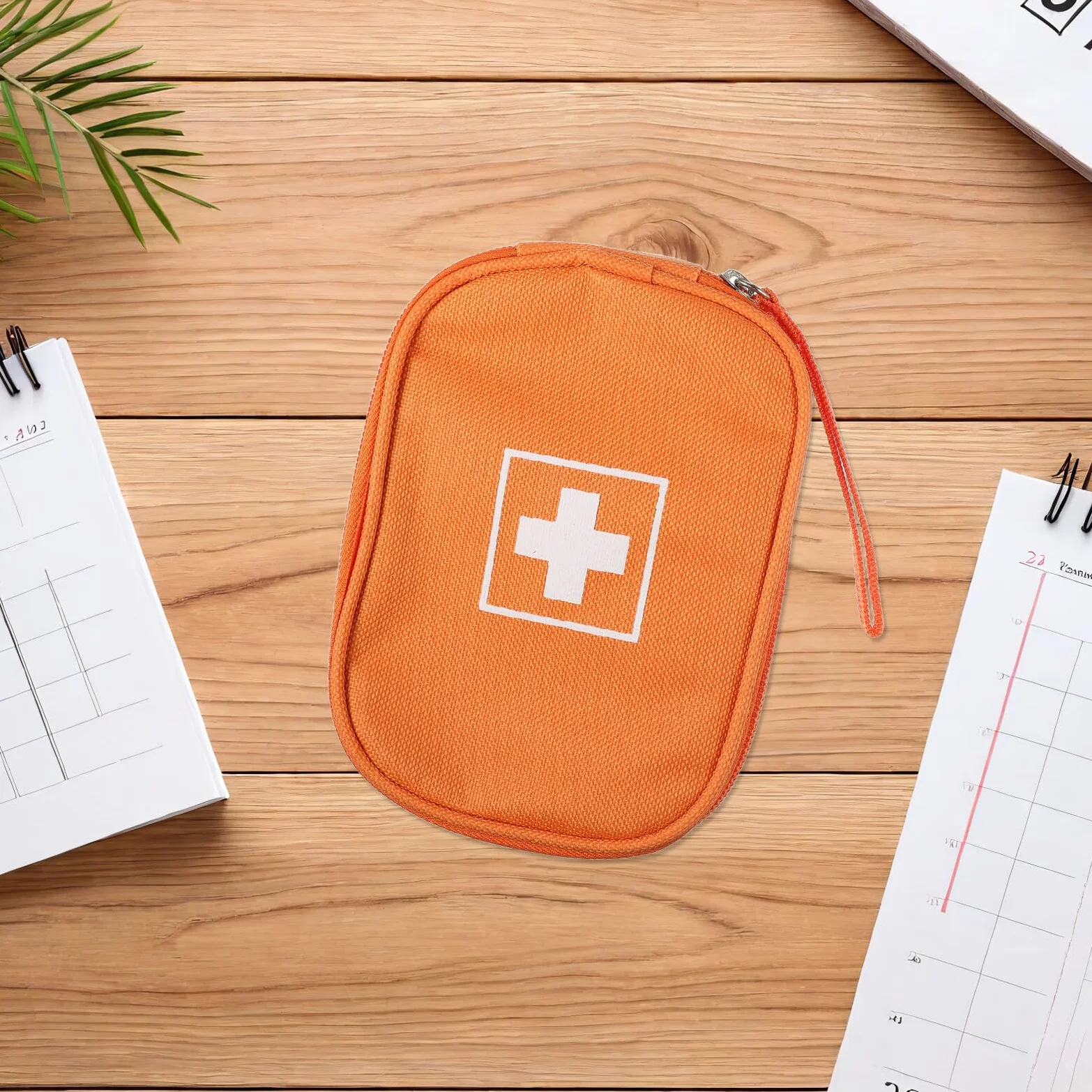 Bolsa Médica Portátil Pequeña con Asa Organizador para Almacenamiento de Medicamentos Bolsa de Salud Ligera para Emergencias y Viajes al Aire