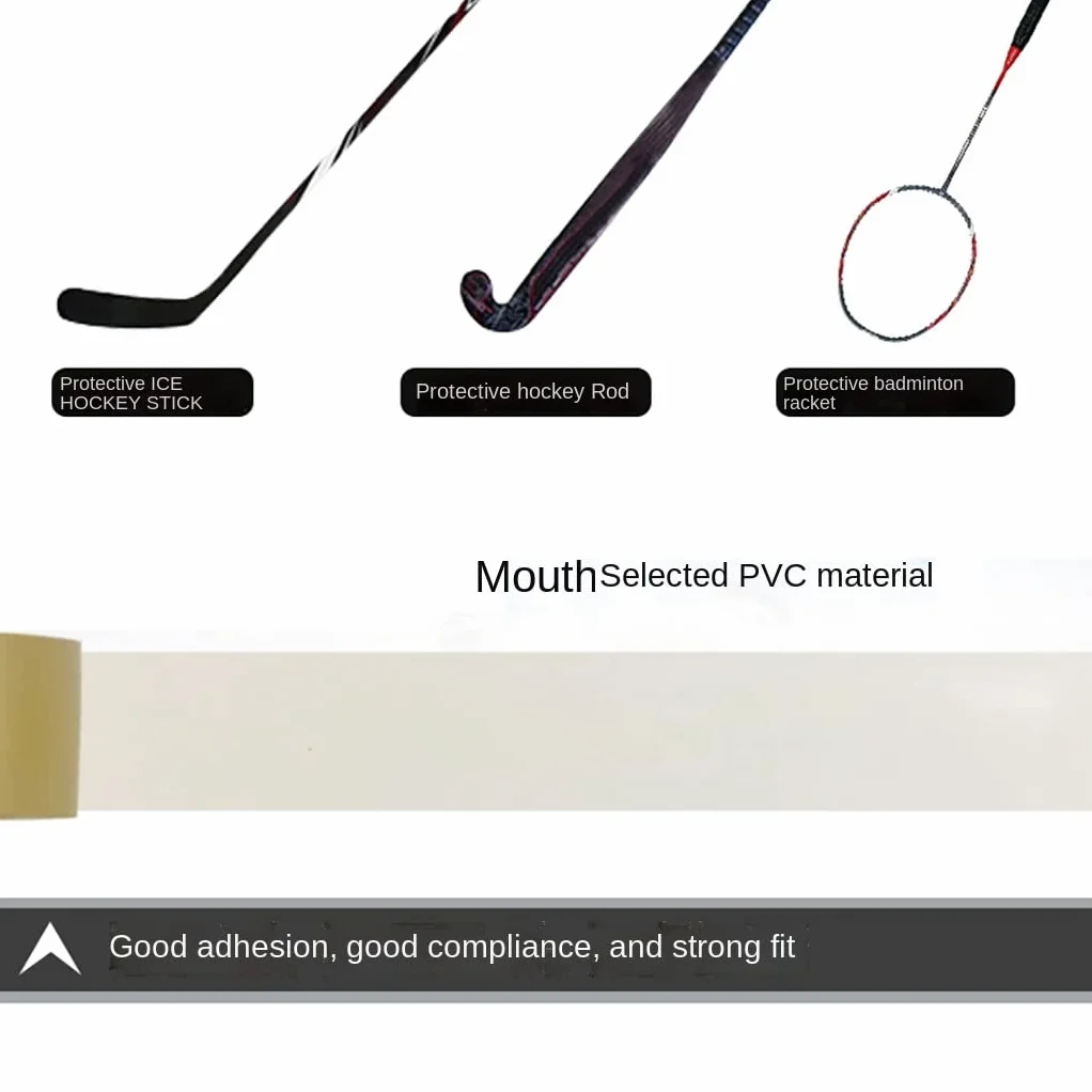 Paquete de 6 Cintas Transparentes para Hockey Cinta Multiusos Rollo de Espinilleras Rollo de Cinta para Equipo Deportivo 2,4 Cm X 28M Regalos Deportivos para Hockey