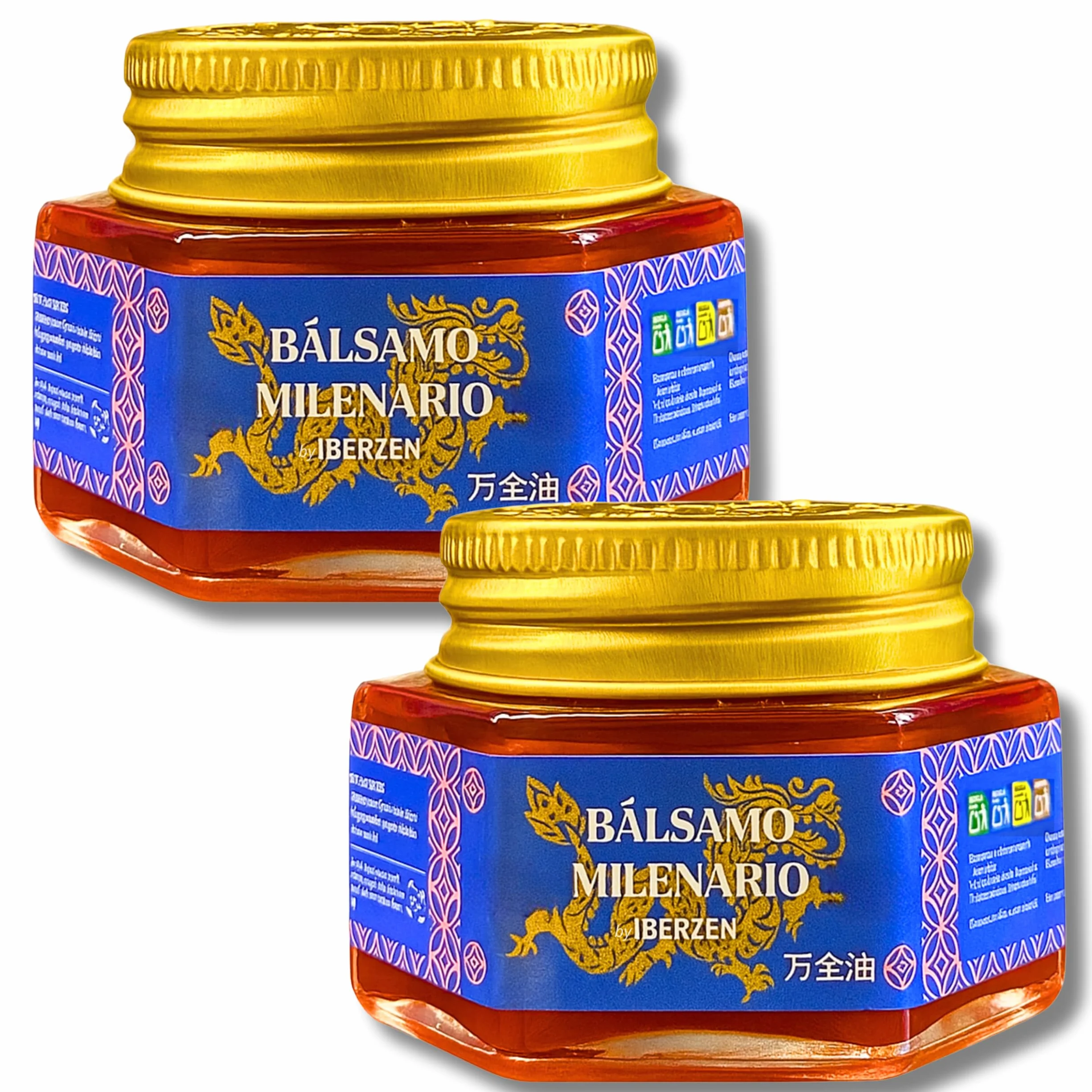 Crema del Tigre Roja Bálsamo Milenario 60 gr Extra Fuerte Pack Ahorro 2 Unidades para Masajes