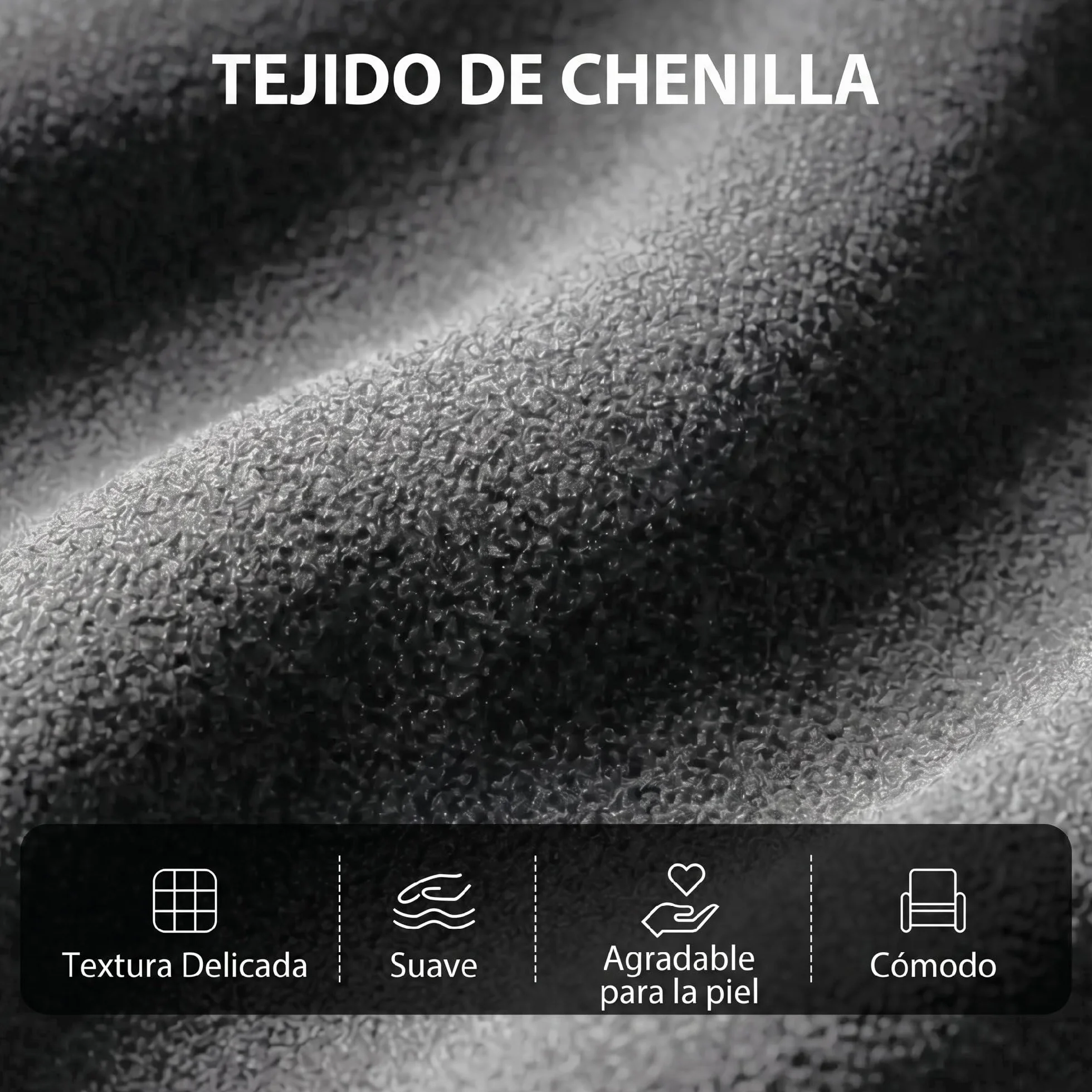 HOMCOM Sillón de Masaje Reclinable 160° con Mando a Distancia, 2 Zonas de Masaje, Gris Oscuro 66x91x108 cm