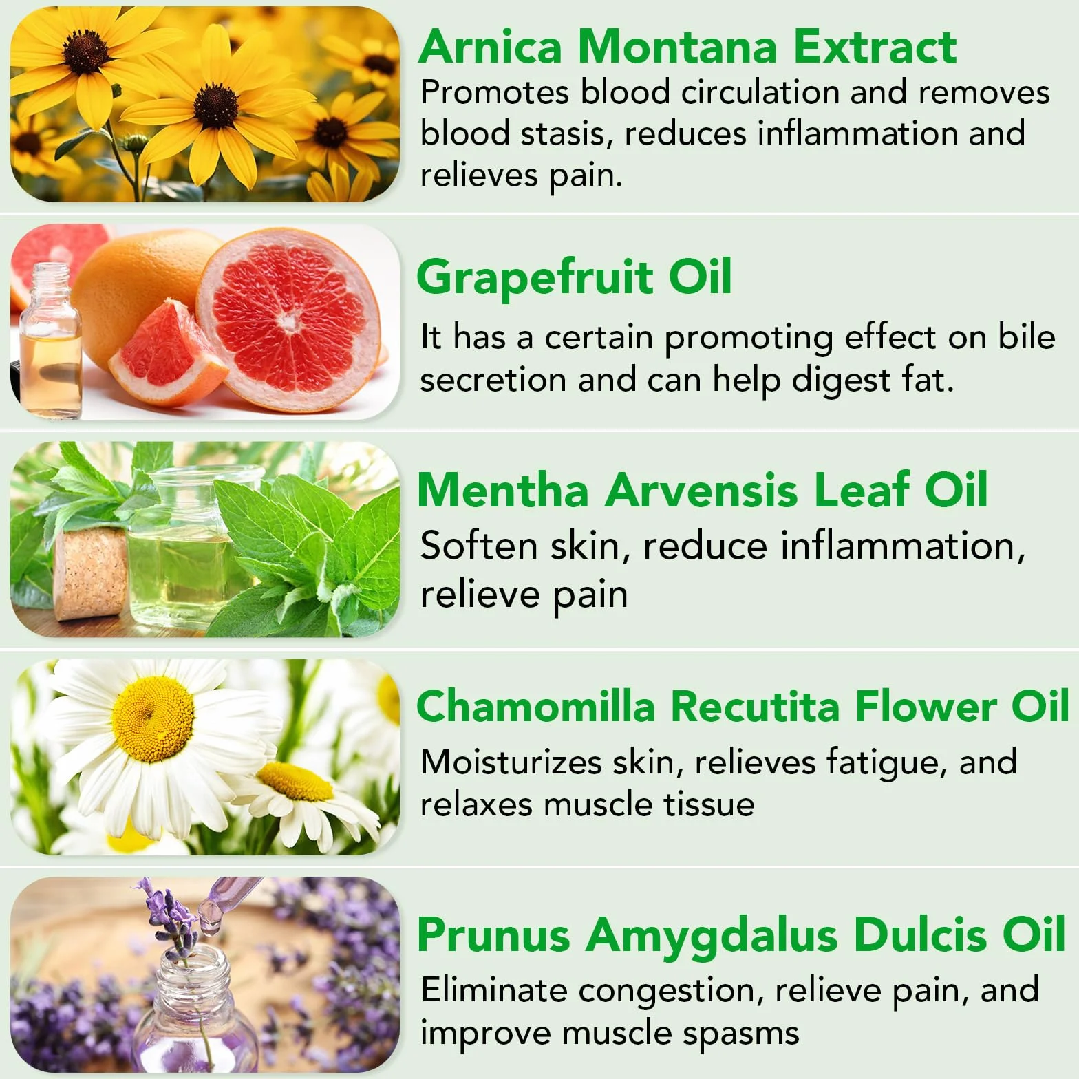 Aceite de Masaje Corporal Hidratante Lavanda y Menta para Aliviar Dolor Muscular 250ML