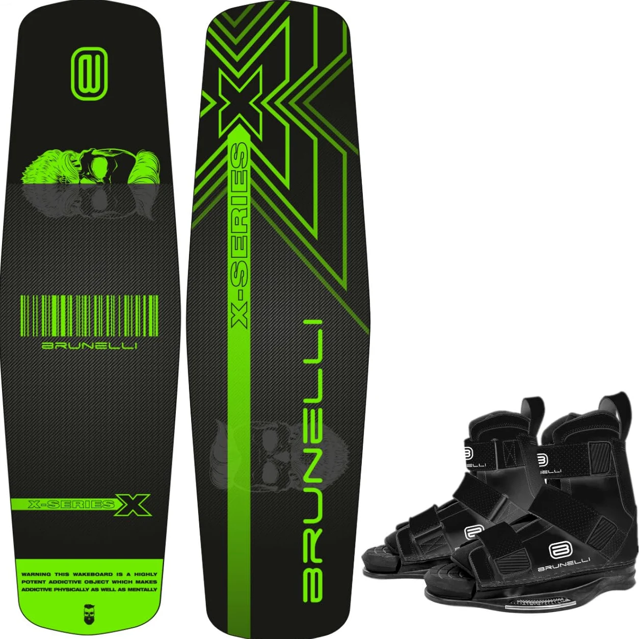 BRUNELLI Wood Flex Pro Cable Park Set Wakeboard Wakeboard - Base de molienda