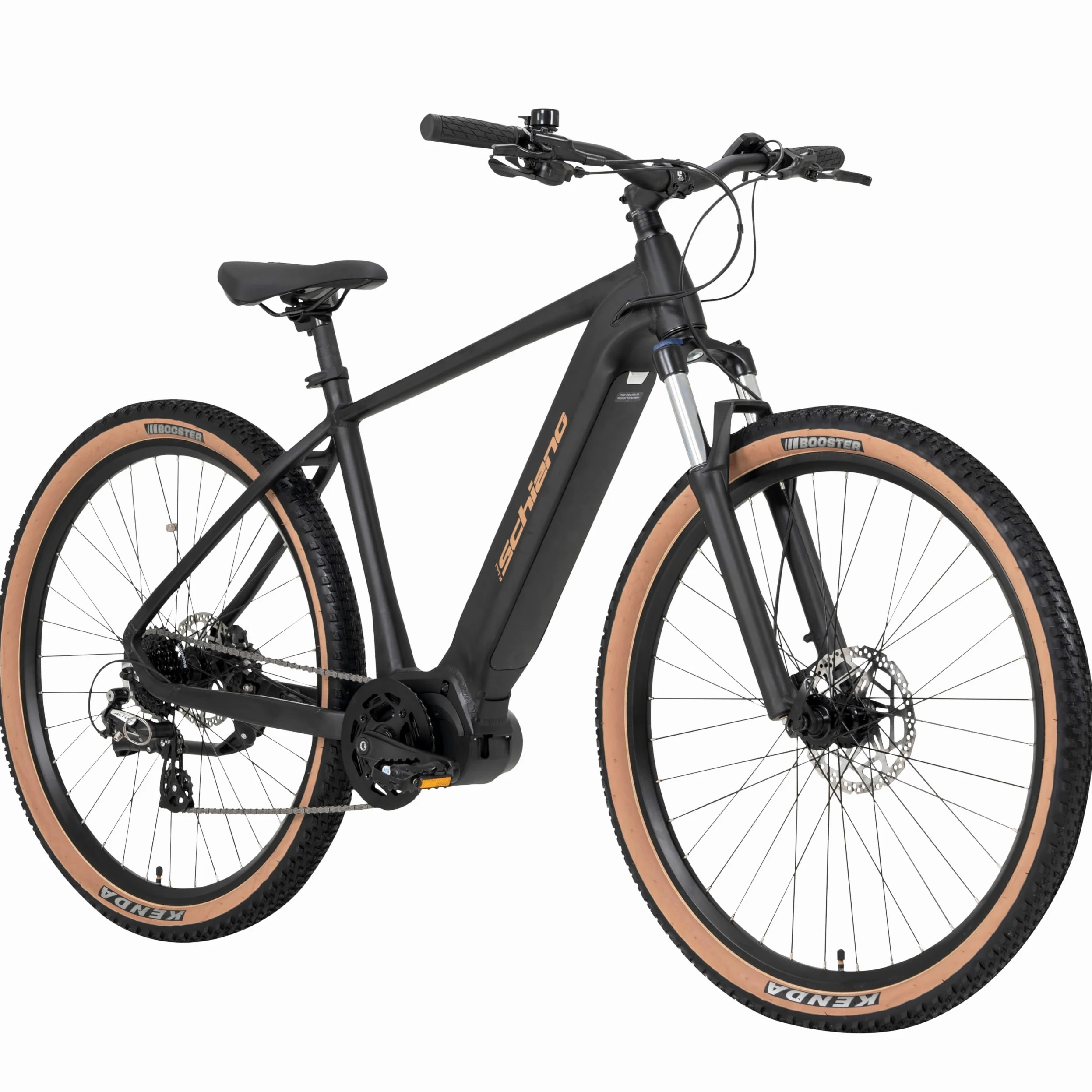 F.lli Schiano Bicicleta Electrica Montaña 29", Motor Central 80Nm, MS29 | Bici Electrica MTB, Bateria Extraible 20Ah 720Wh, Display con USB, Negro