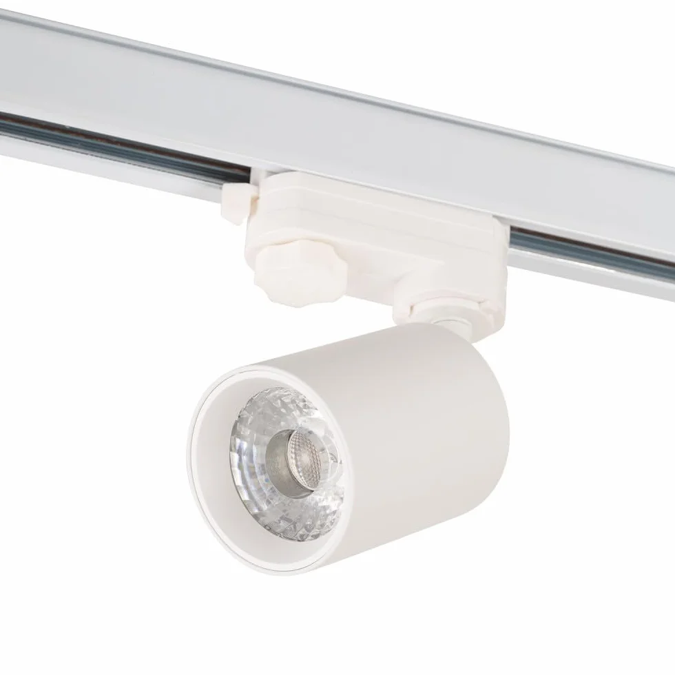 Greenice Foco de Carril Trifásico 10W COB Regulable Flicker Free Blanco 2700K