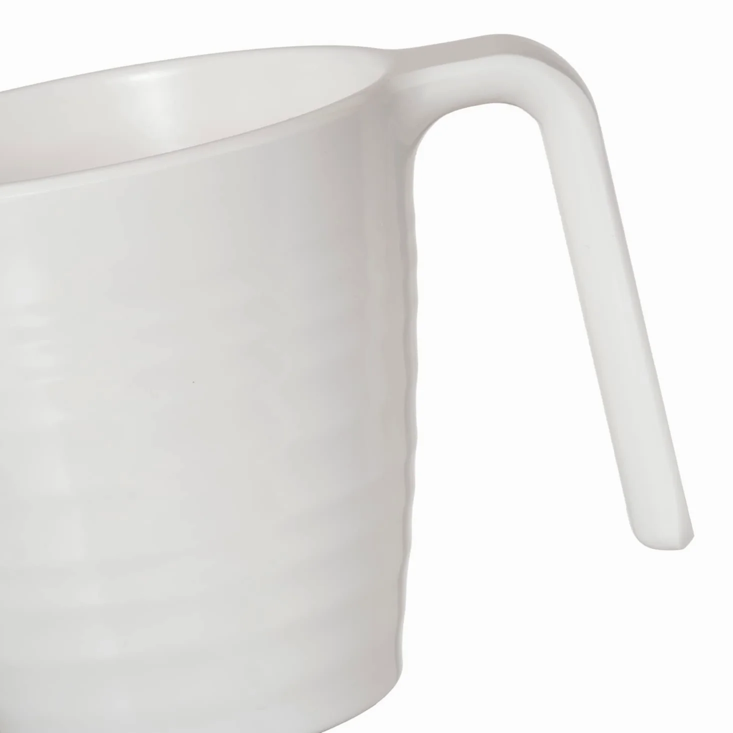 Vajilla de melamina para camping, 4 personas, color crema, 16 piezas + 4 vasos de vino blanco Tiamo