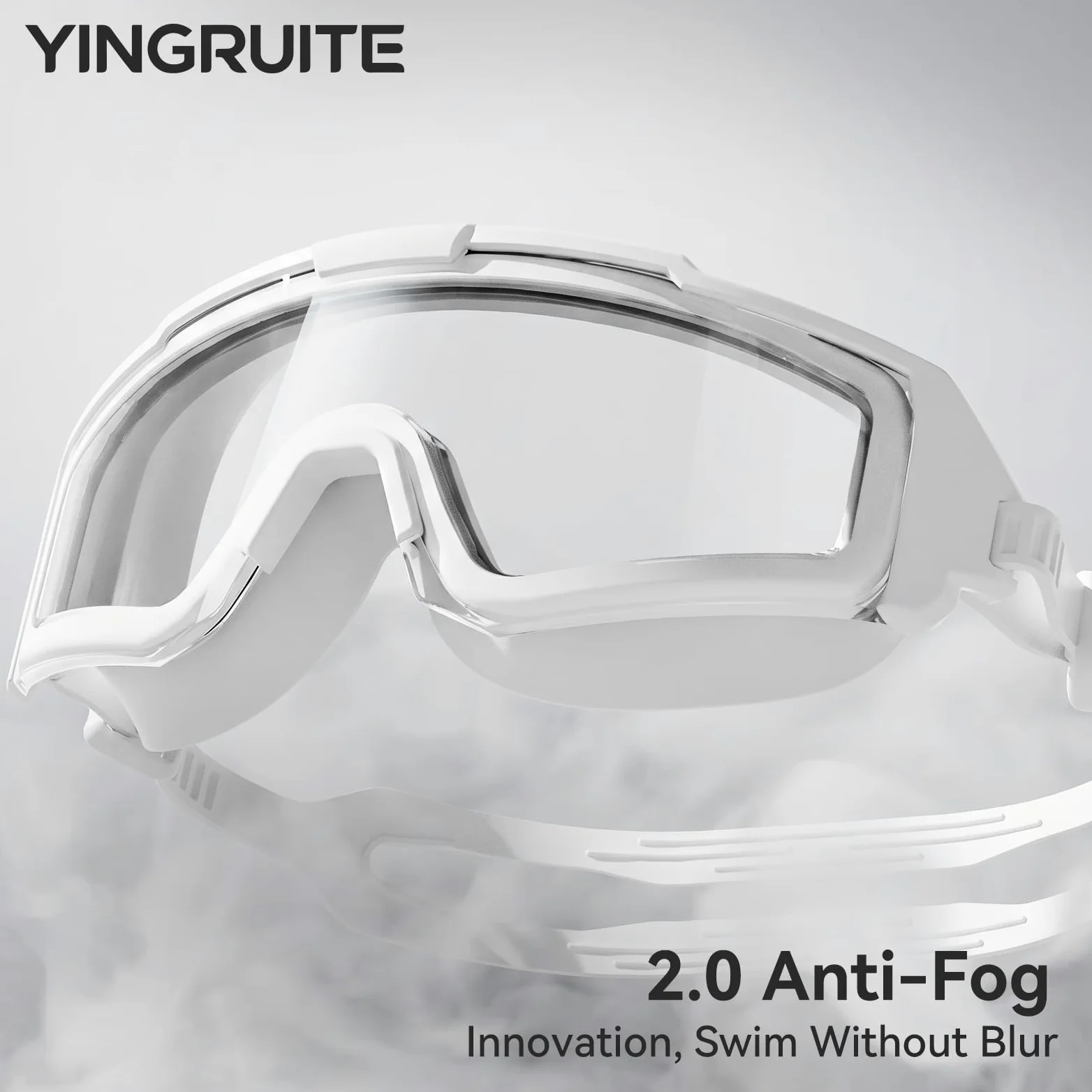 Gafas de natación antivaho a prueba de fugas para adultos, gafas de agua de visión amplia para hombres y mujeres, bonitas gafas de piscina para natación en interiores y exteriores