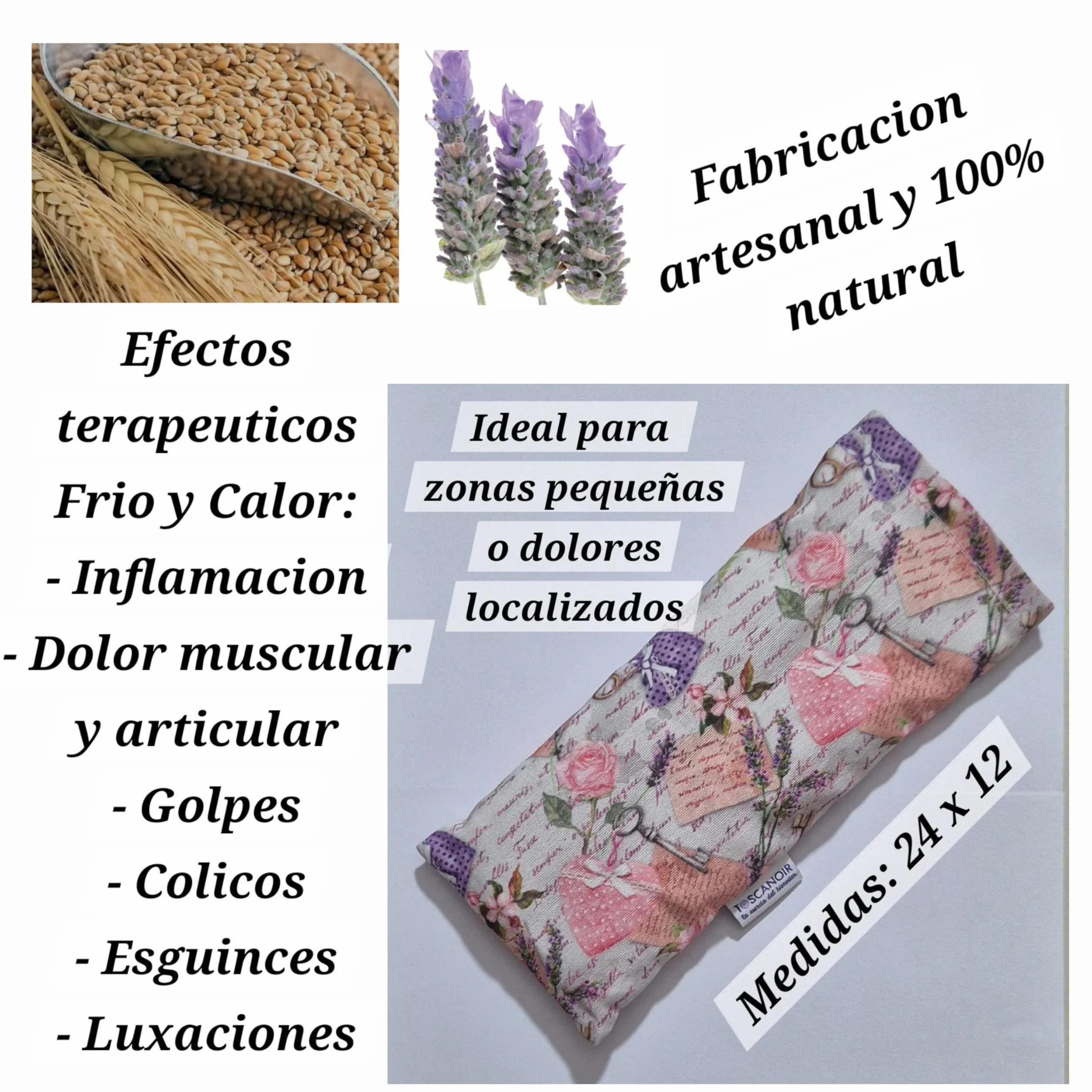 Saquito de Semillas y Antifaz Térmico Microondas
