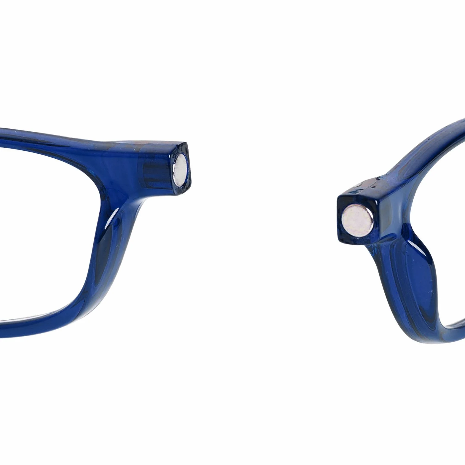 Gafas de Lectura Presbicia +1.50 Dioptrías Pack 4 Unidades Montura Azul Graduadas Hombre Mujer Regulables Plegables Imantadas