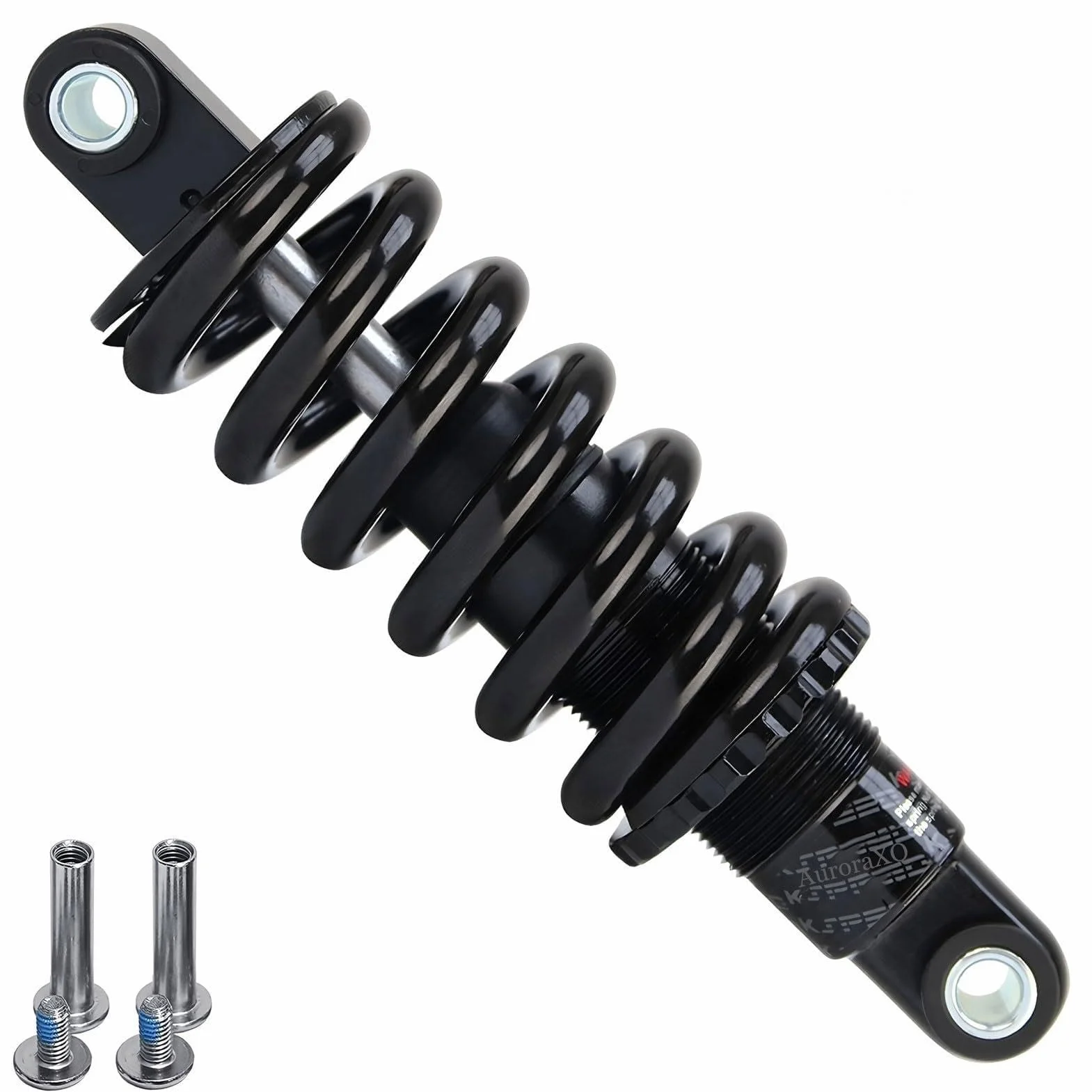 AuroraXQ Amortiguador Trasero Bici Montaña 125/150/165/190mm Suspensión MTB para E-Bike Bicicletas Plegables y Scooters(190mm,450 Lbs)