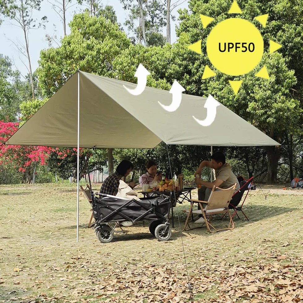 SUV Awning - Toldo con barras para coche, para camping, apto para coches pequeños SUV y furgonetas