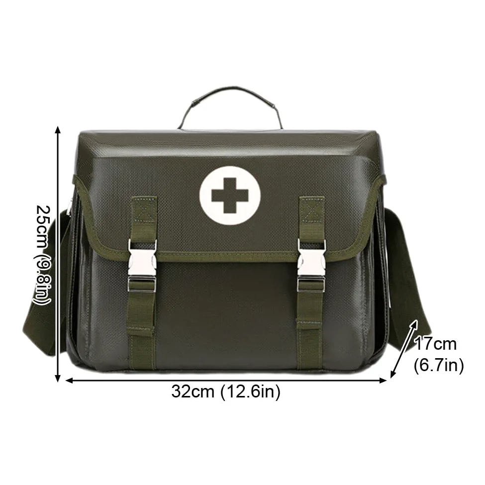 Bolsa De Primeros Auxilios Vacía Para Exteriores, Bolsa De Primeros Auxilios De Seguridad, Botiquín Médico, Kit De Supervivencia, Bolsa De Visita Para Médico De Familia, Botiquín Médico Impermeable Y