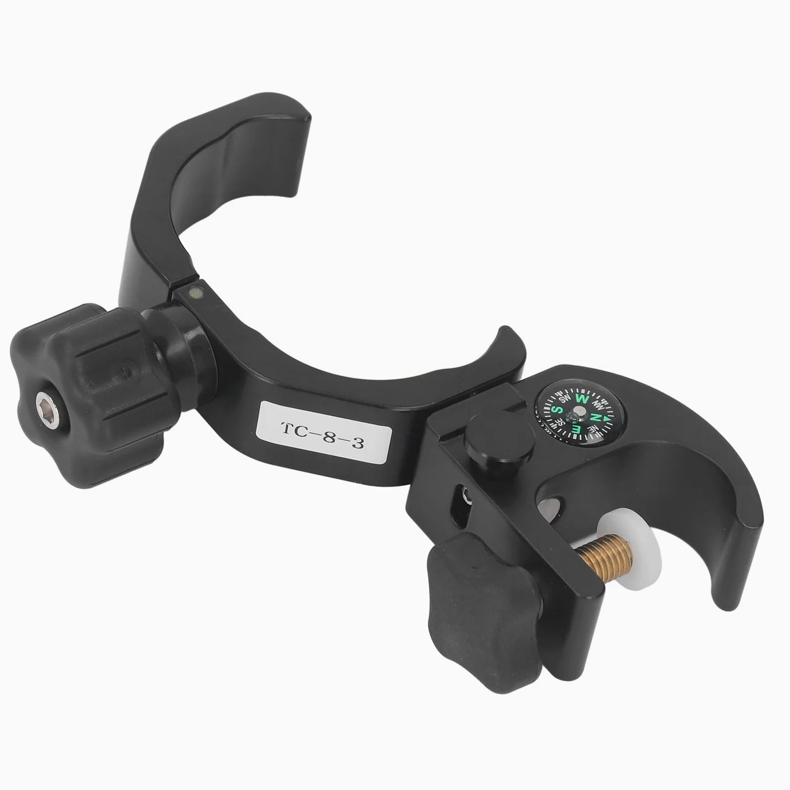 Soporte colector con brújula GPS RTK Soporte Universal portátil Ajustable para Soporte de Poste para iHand30, Accesorios industriales, Material de Aluminio anodizado Duradero con