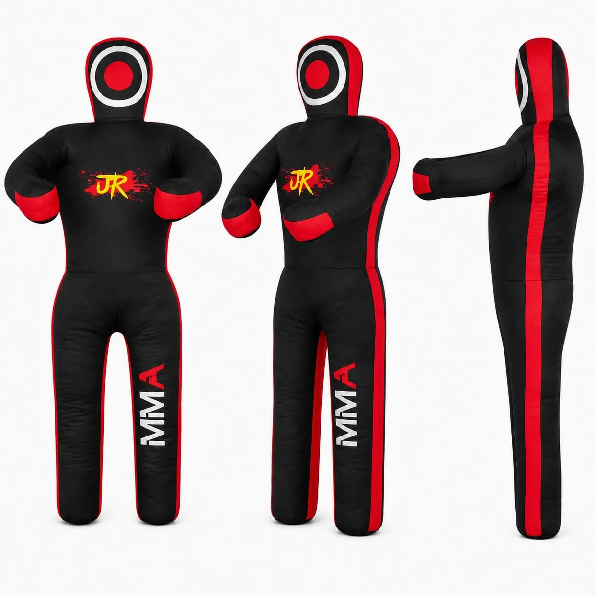 Maniquí de práctica de MMA (posición de pie) para boxeo, lucha, lanzamiento, agarre, karate, jiu-jitsu, entrenamiento de lucha libre, sin relleno