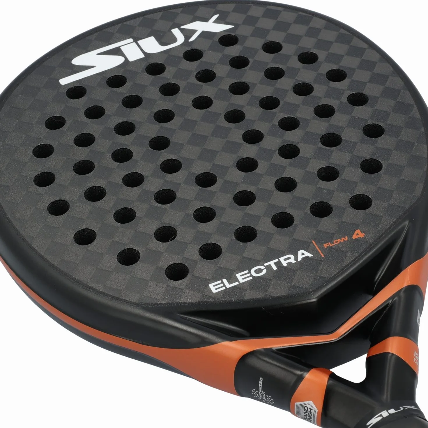 Siux - Pala Electra 4 Special Edition Flow Semi Profesional Forma Redonda - Control y Potencia