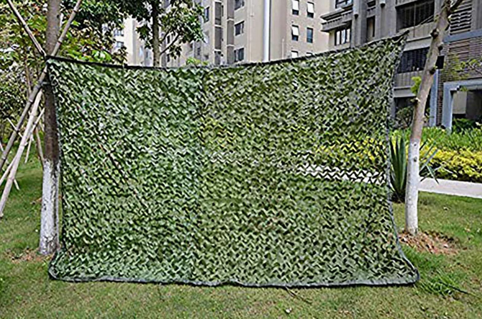 Cubierta De Sombra De Caza De Red De CamuflajeRed De Camuflaje para Sombrilla Al Aire Libre Avistamiento De Aves En La Jungla,12X12m